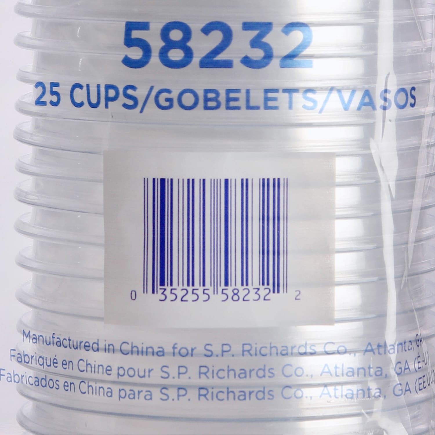 Genuine Joe Clear Plastic Cups - 10 fl oz - 25 / Pack - Clear - Plastic - Cold Drink - Image 6