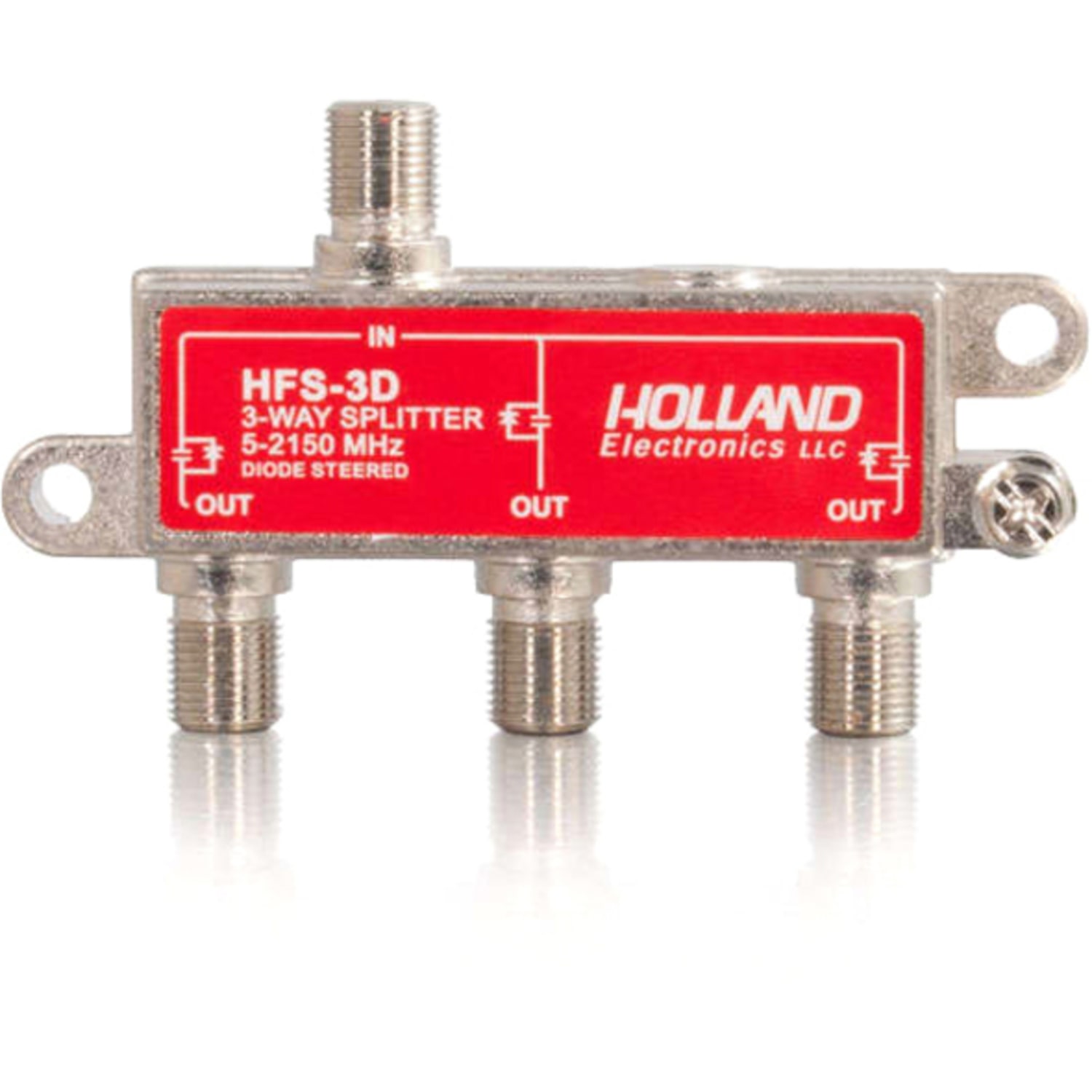 C2G High-Frequency 3-Way Splitter - Silver - Image 4