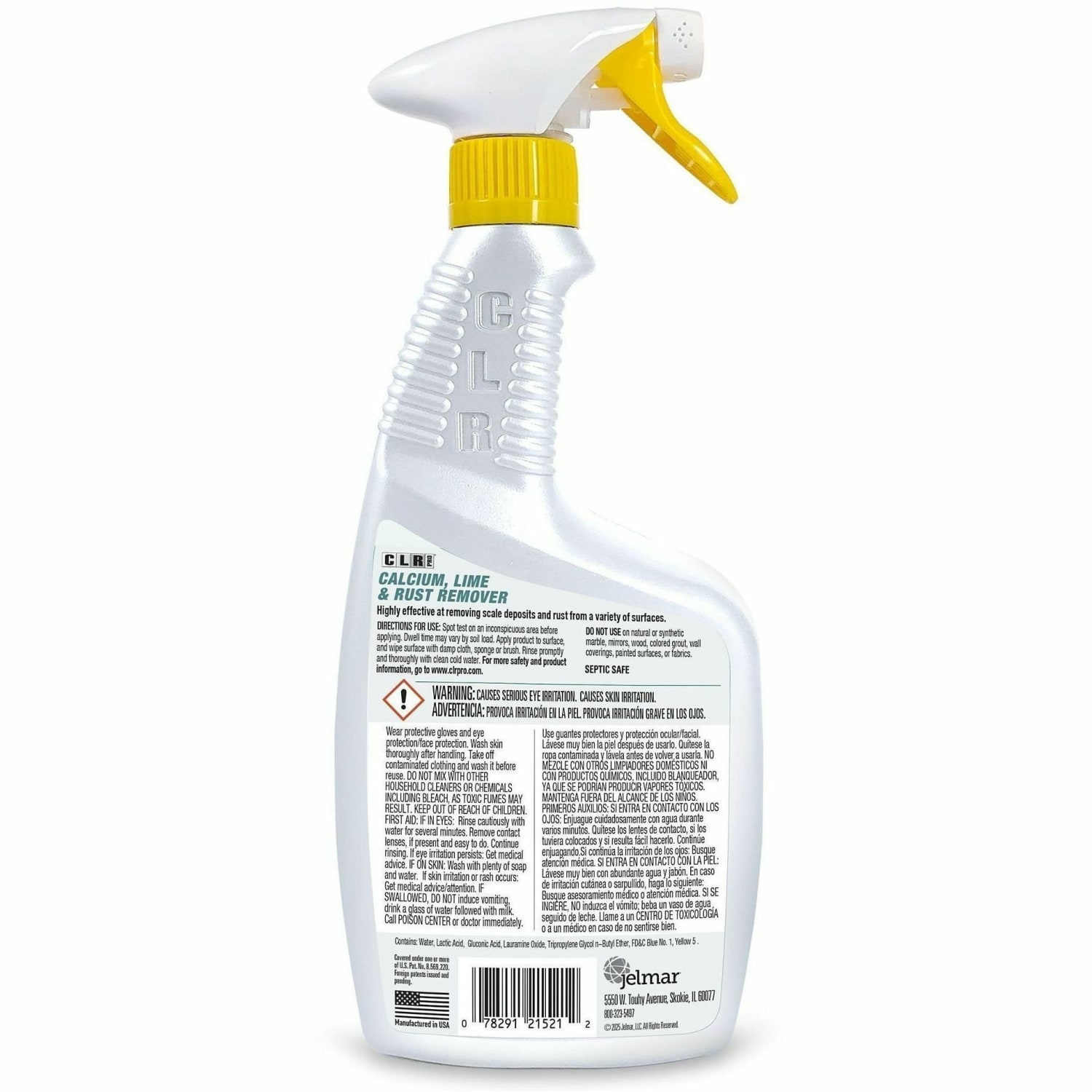 CLR Pro Calcium, Lime & Rust Remover - For Multipurpose - Spray - 32 fl oz (1 quart) - Bleach-free, Phosphate-free, Ammonia-free - White - 1 Bottle - Image 3
