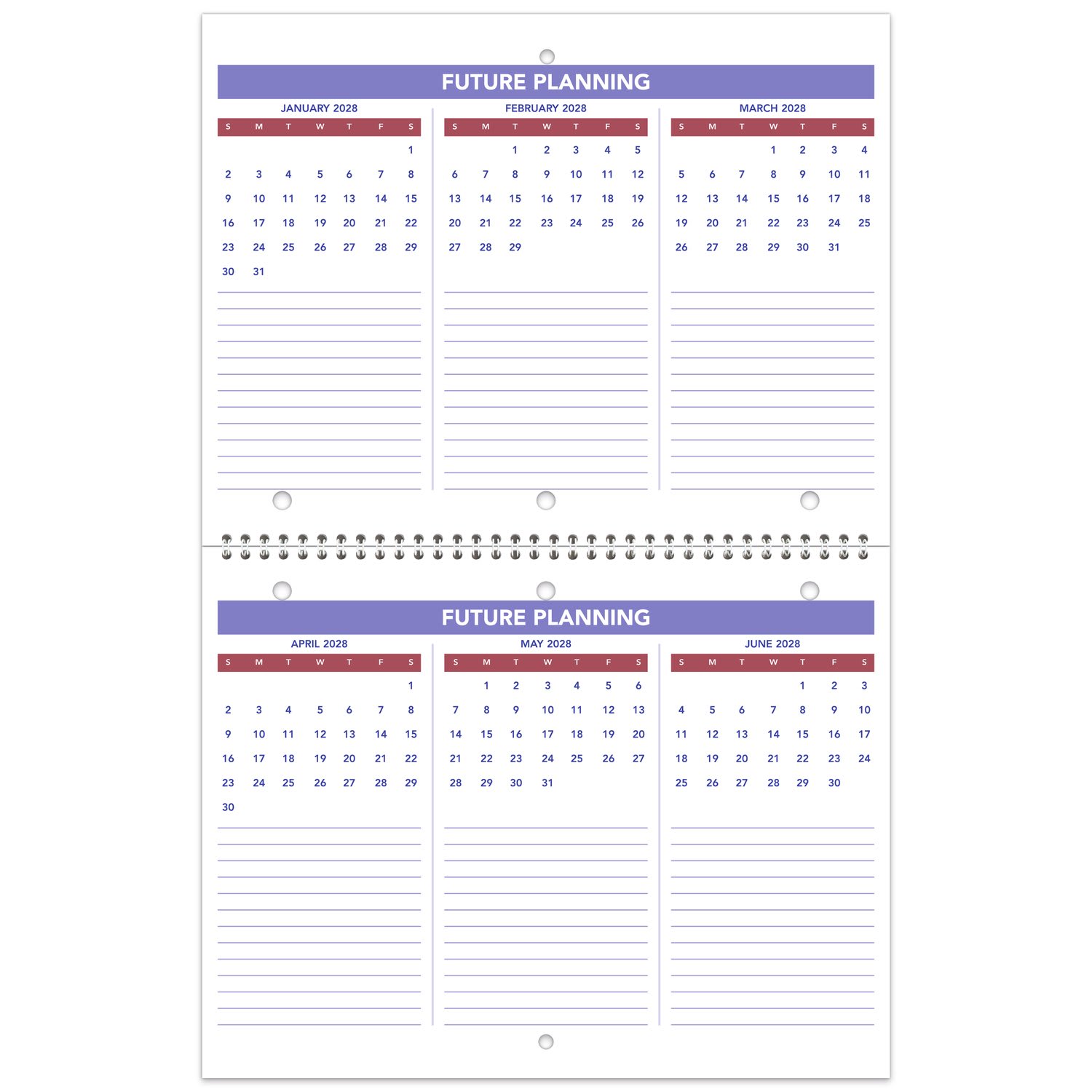 AT-A-GLANCE 2027 Monthly Desk Wall Calendar, Small, 11in x 8 1/2in - Image 6