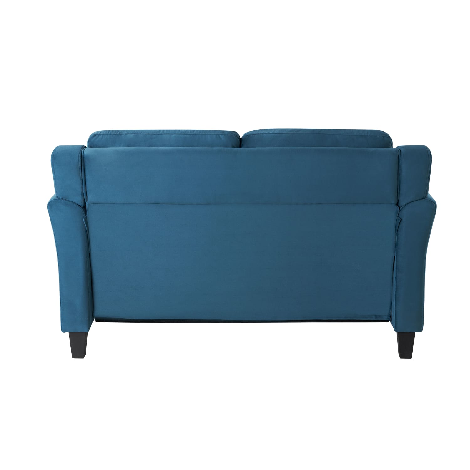 Lifestyle Solutions Hanson Microfiber Loveseat With Curved Arms BlueBlack PopularChairscom Lifestyle Solutions Hanson Microfiber Loveseat With Curved Arms BlueBlack PopularChairscom