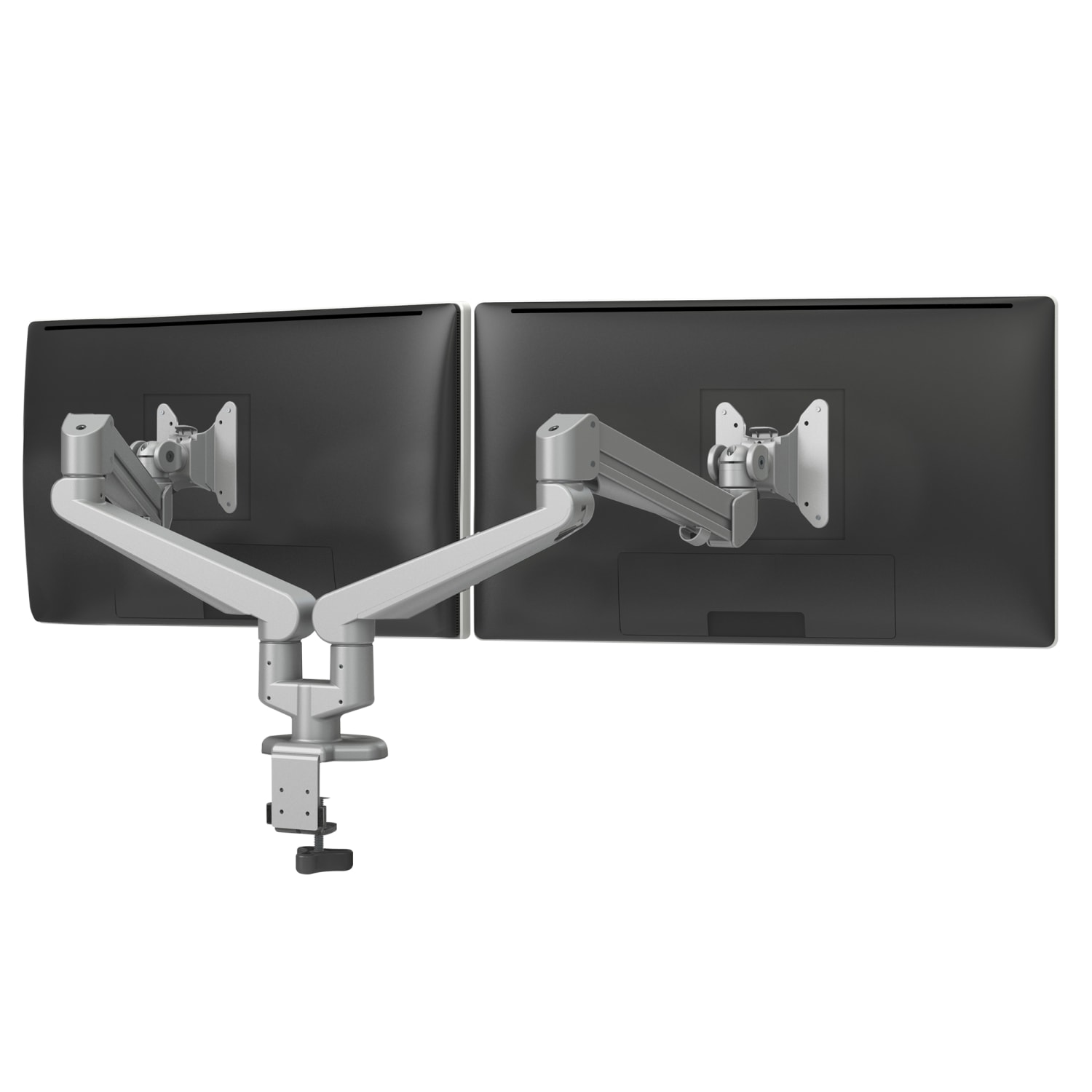 Fellowes Edge 2 Dual Adjustable Monitor Arm For Monitors Up To 17.6 Lb, Black - Image 3