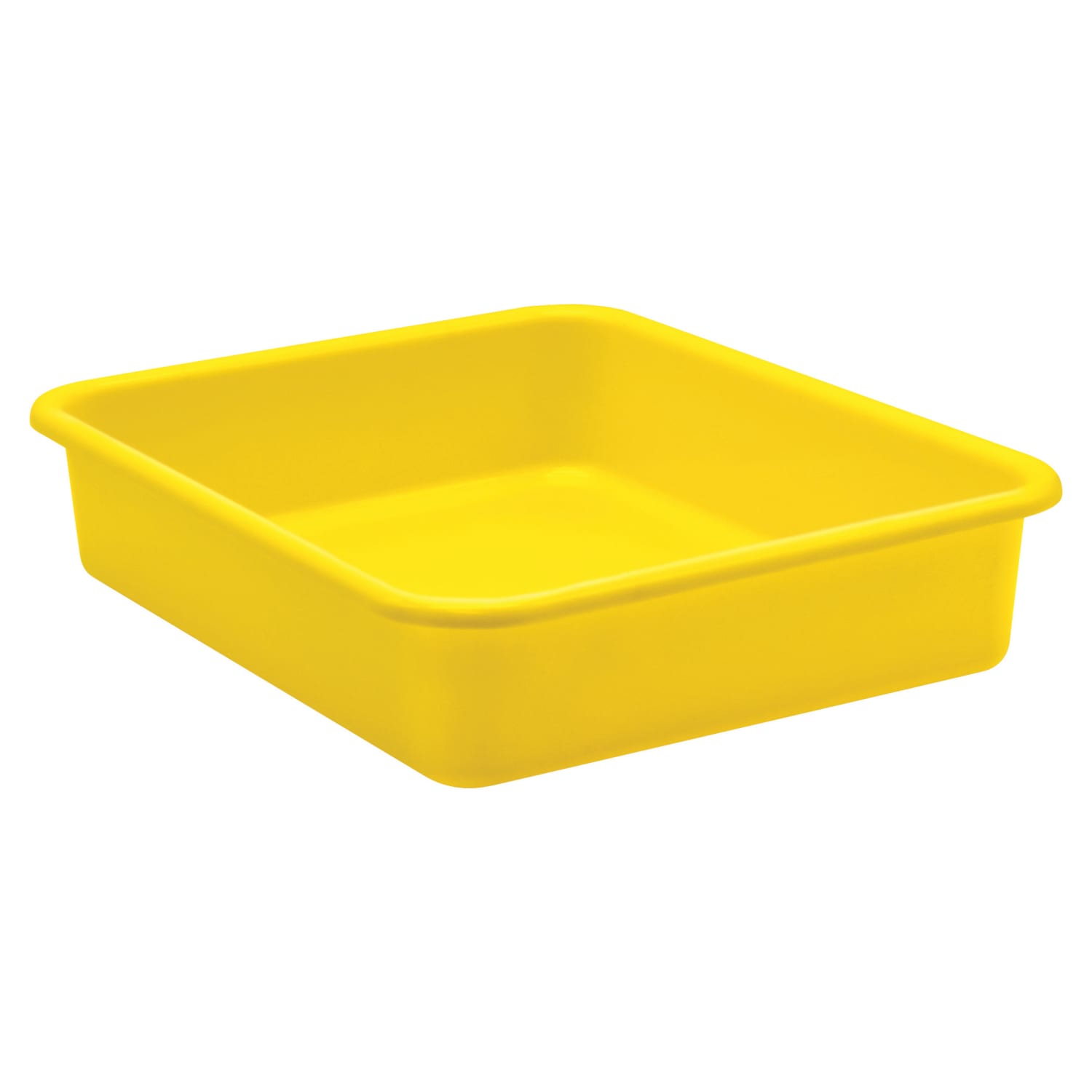 Teacher Created Resources Large Plastic Letter Trays, 3inH x 11-1/2inW x 14inD, Yellow, Pack Of 6 Trays - Image 3