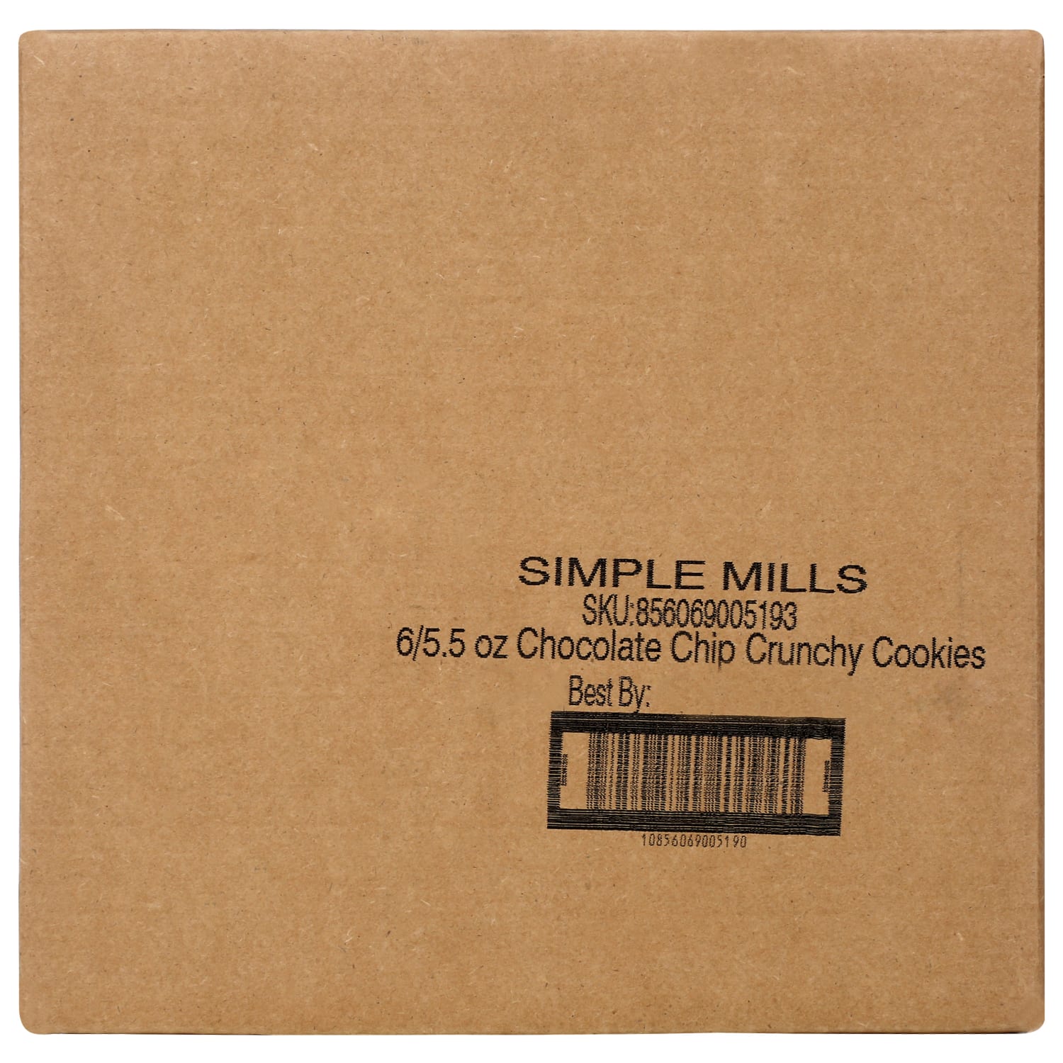 Simple Mills Crunchy Cookies, Chocolate Chip, 5.5 Oz, Total Qty 6 - Image 5