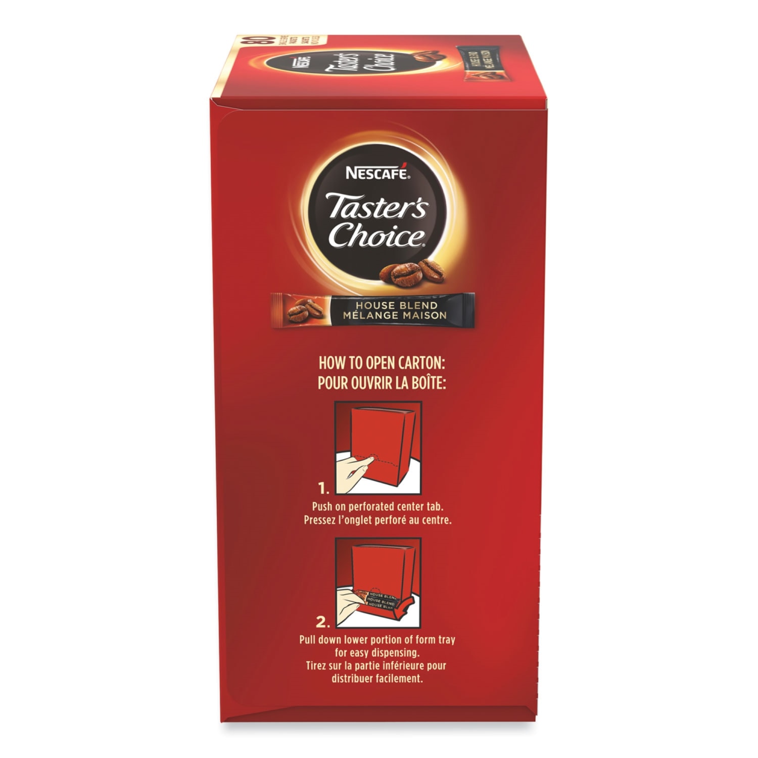 Nescafe Tasters Choice Decaf House Blend Instant Coffee, 0.1 Oz, 6 Sticks Per Box, Carton Of 12 Boxes - Image 5