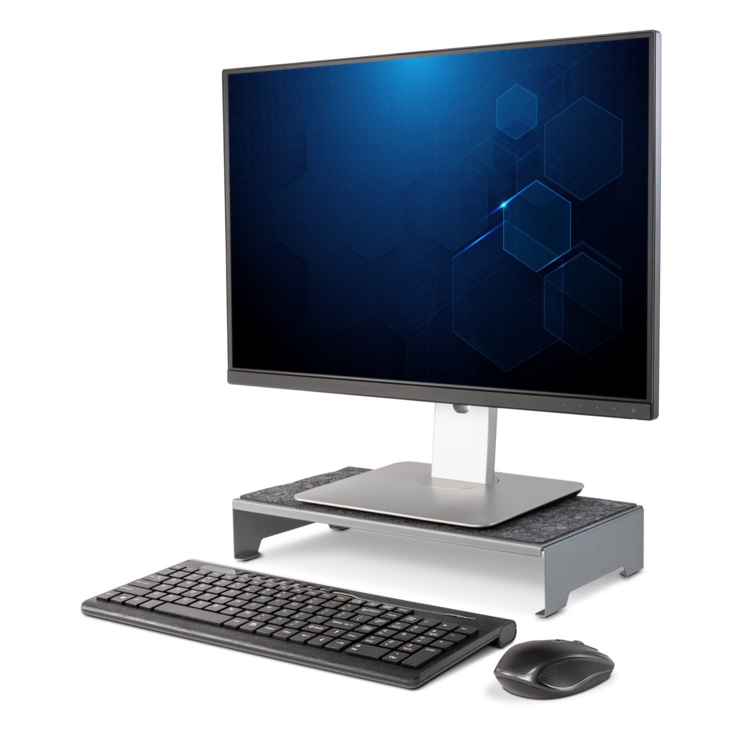 Allsop TechStyle Steel Monitor Stand, Gray, Total Qty 1 - Image 4