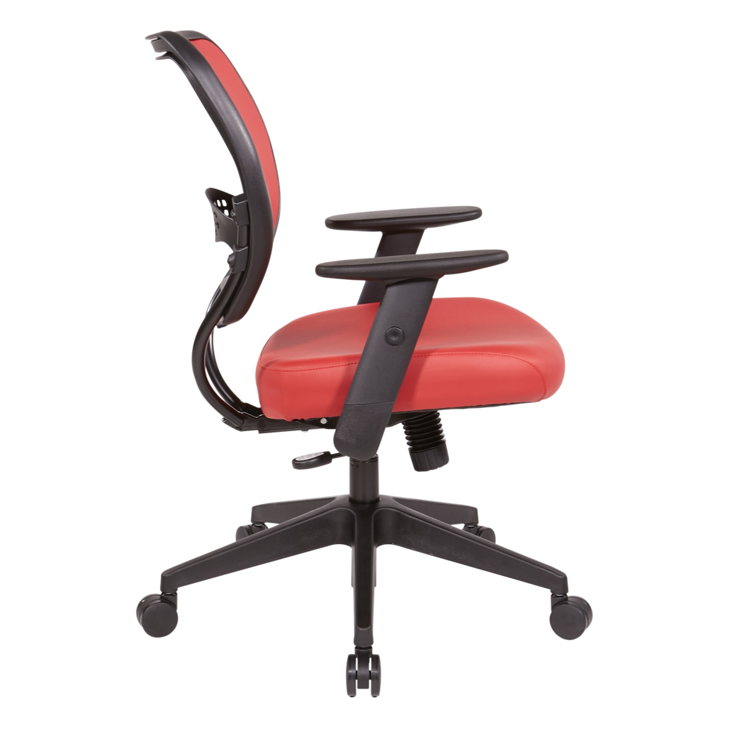 Office Star Space Seating 55 Series Antimicrobial Task Chair, Lipstick - Image 3