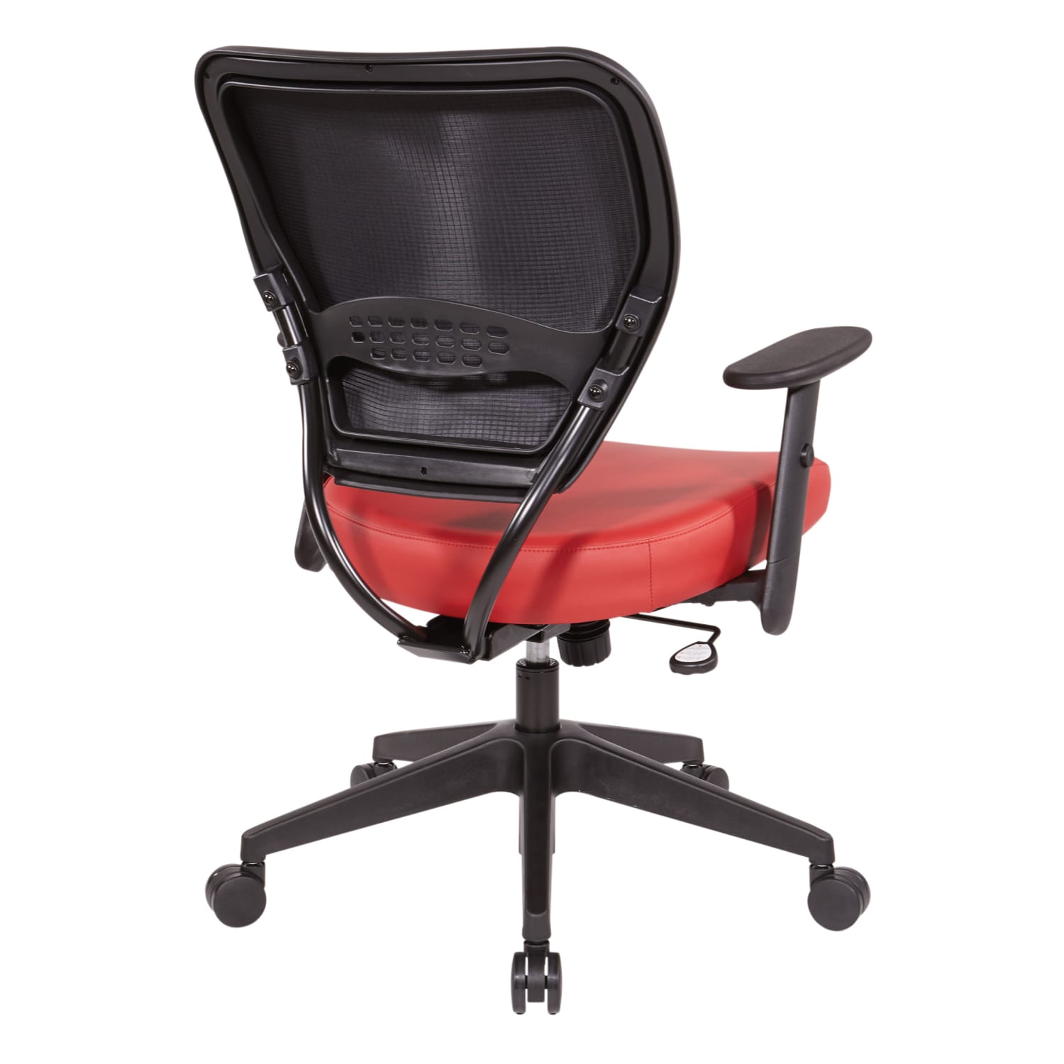 Office Star Space Seating 55 Series Antimicrobial Task Chair, Lipstick - Image 4
