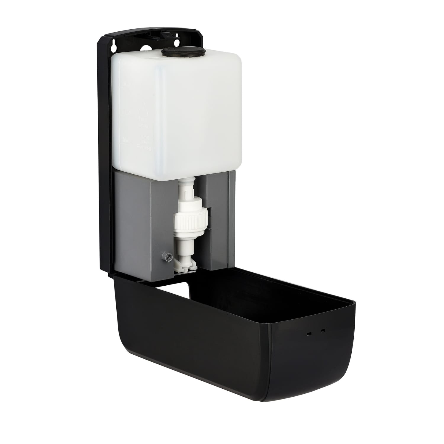 Alpine Automatic Foam Hand Sanitizer Dispenser With Floor Stand, 1200 mL, 55-1/2inH x 14-1/2inW x 14-1/2inD, Black - Image 6