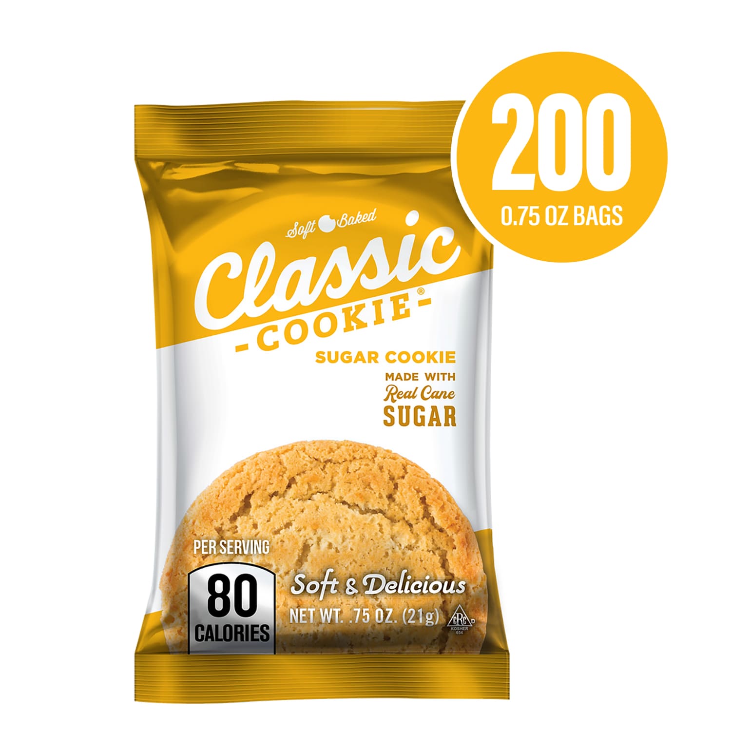Classic Cookie Sugar Cookies Bulk, 0.75 Oz, Total Qty 200 - Image 4