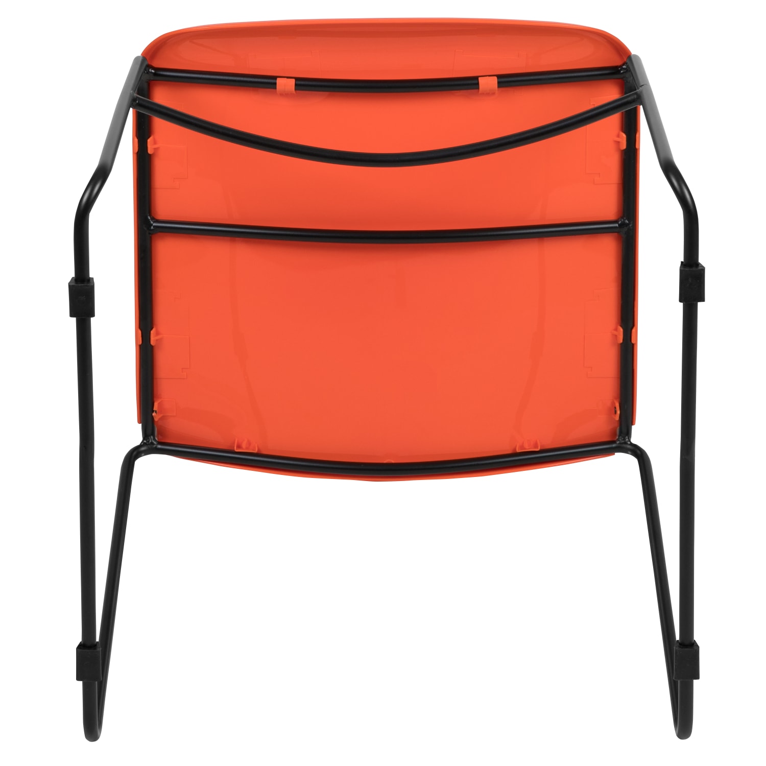 Flash Furniture HERCULES Plastic UltraCompact Stack Chair OrangeBlack PopularChairscom Flash Furniture HERCULES Plastic Ultra Compact Stack Chair OrangeBlack PopularChairscom
