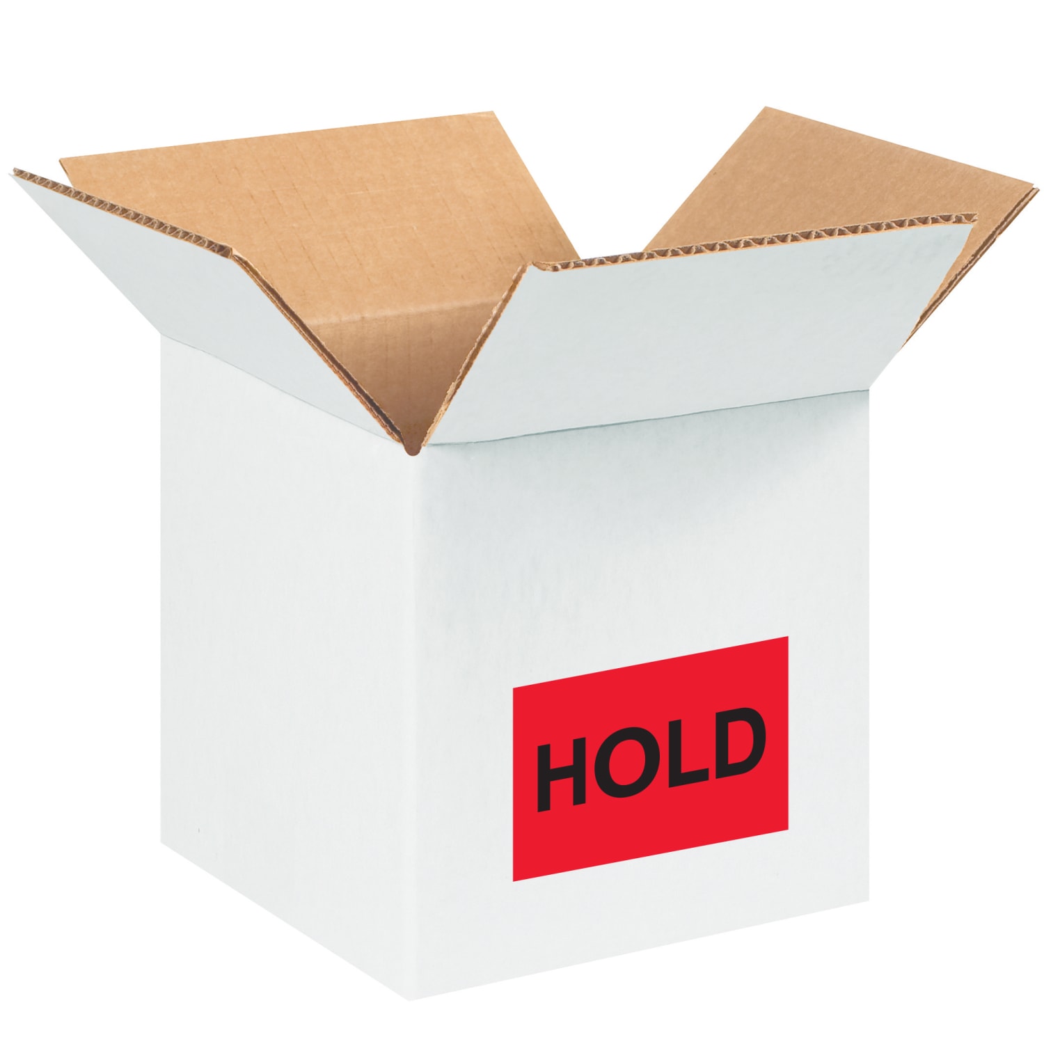 Tape Logic Preprinted Special Handling Labels, DL1129, Hold, Rectangle, 2in x 3in, Fluorescent Red, Roll Of 500 - Image 3