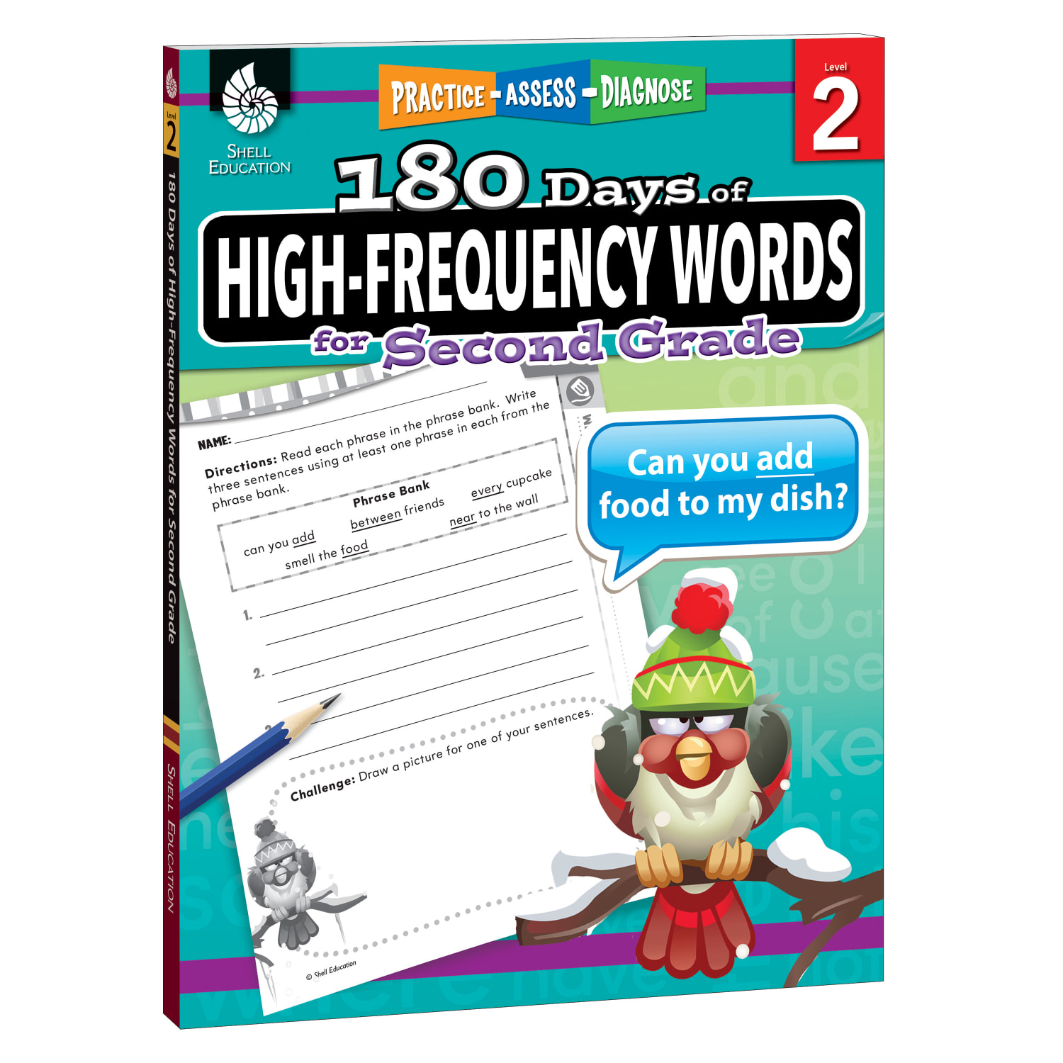 Shell Education 180 Days Of High-Frequency Words, Grade 2 - Image 3