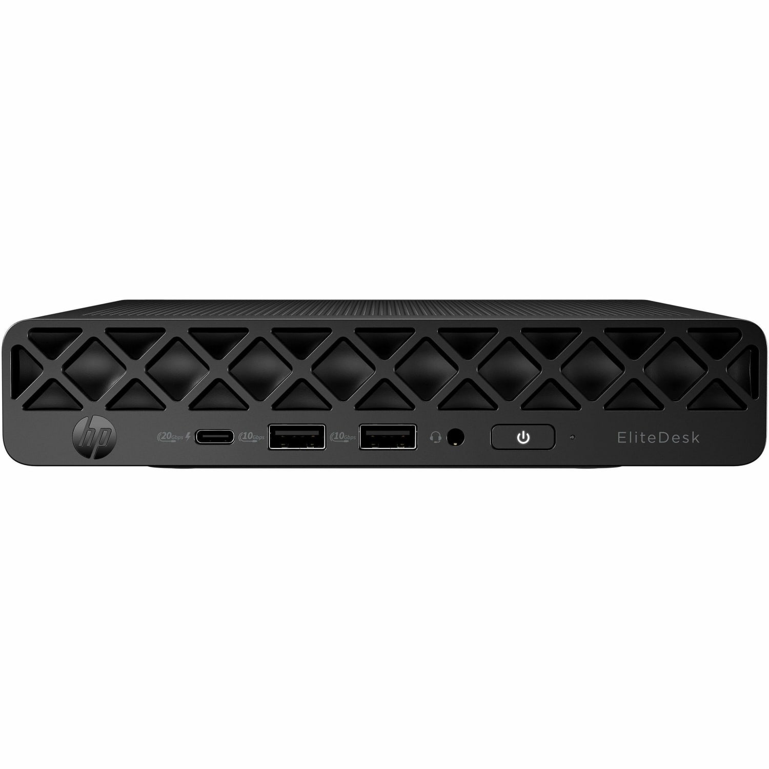 HP EliteDesk 8 G1i Mini PC, Intel Core Ultra 5 225T, vPro Technology, 16 GB, 256 GB PCI Express NVMe SSD, Jack Black, D32NQATABA
