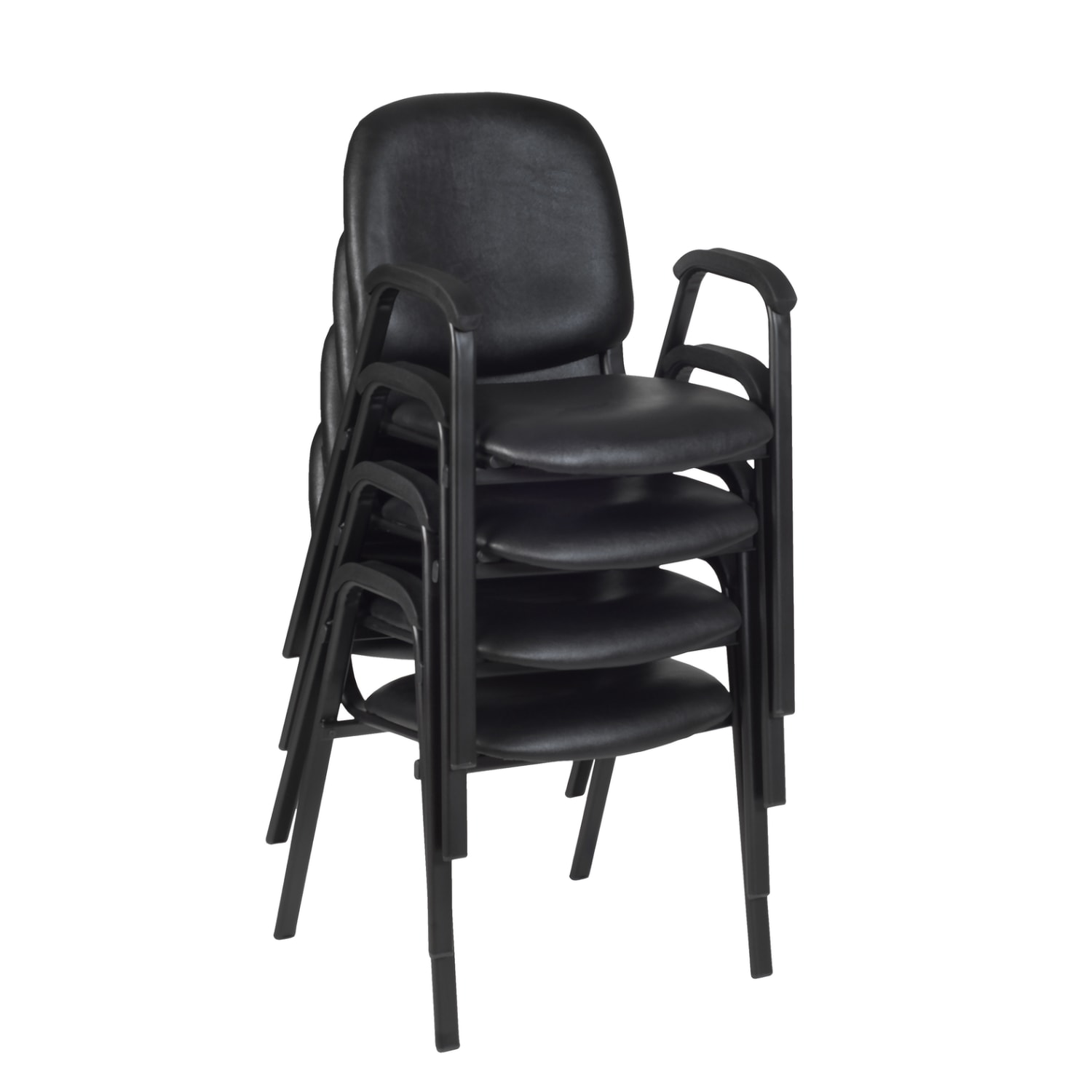 Regency Ace Vinyl Stacking Chair With Arms Black PopularChairscom Regency Ace Vinyl Stacking Chair With Arms Black PopularChairscom