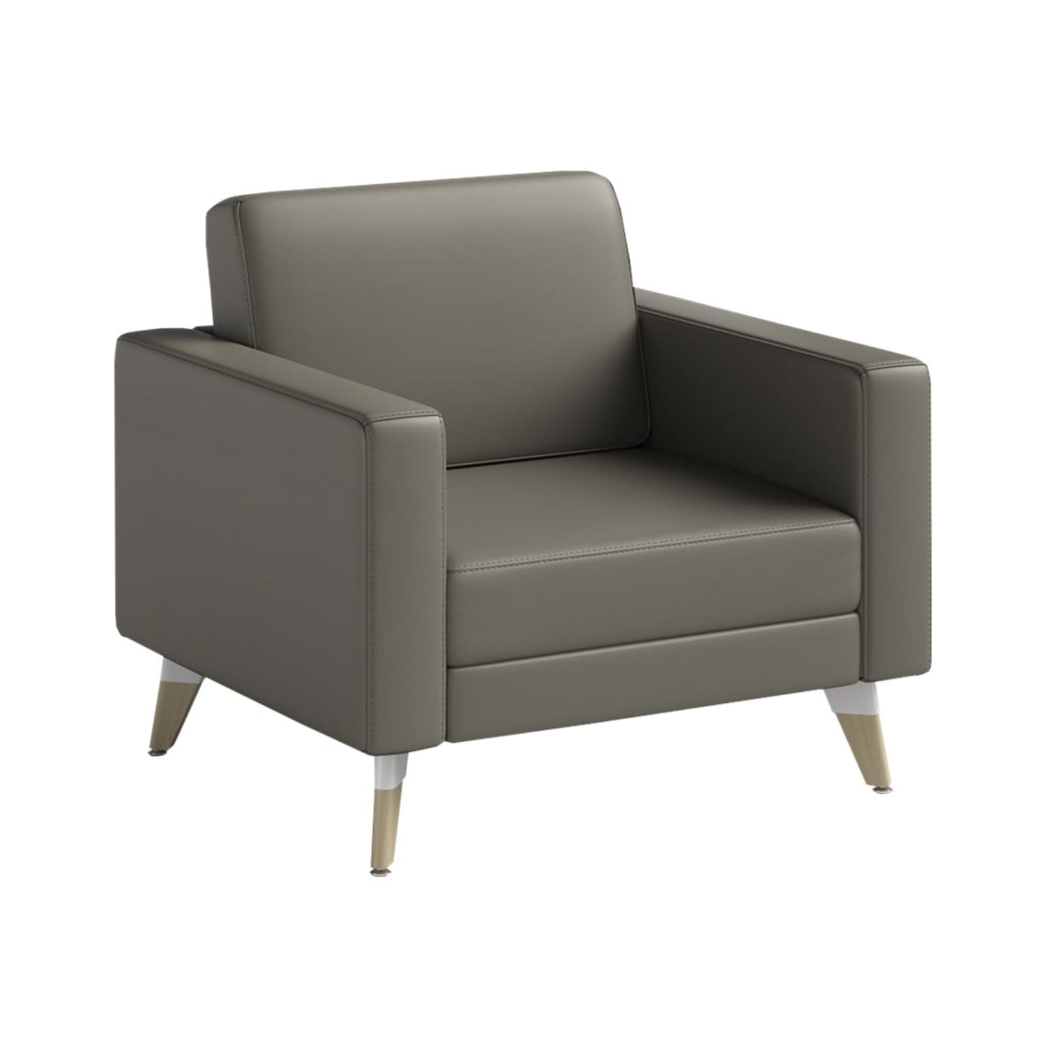 Safco Resi Lounge Chair, Gray - Image 3