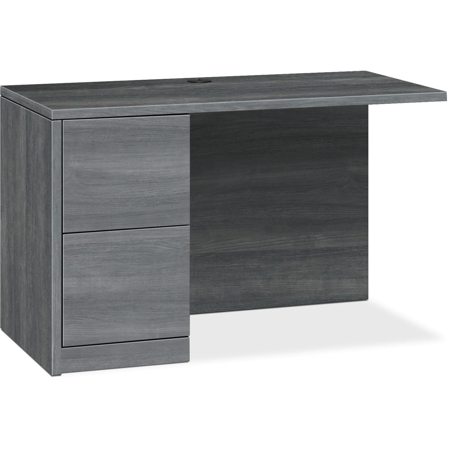 HON 10500 48in Left Desk Return, Sterling Ash - Image 3