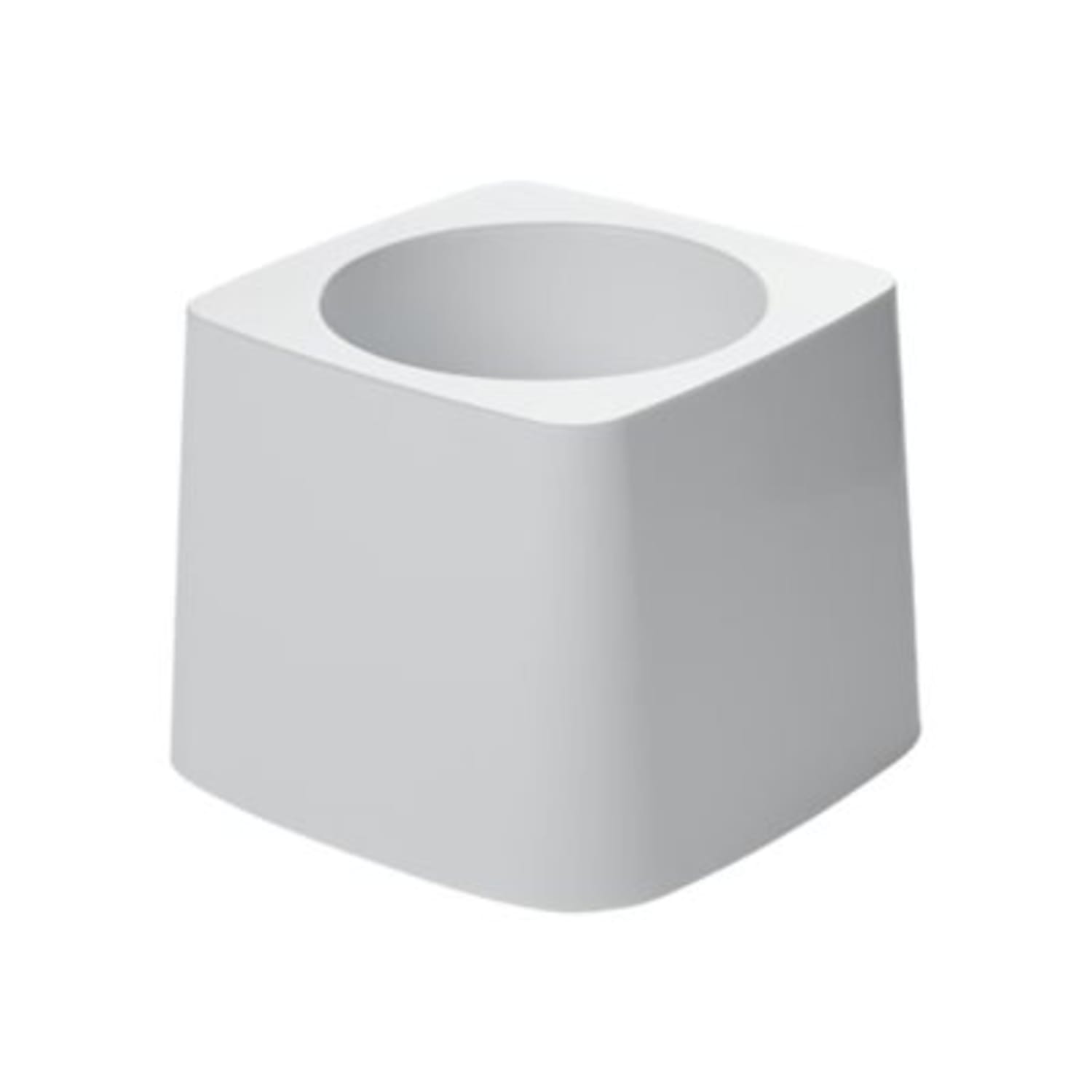 Rubbermaid Commercial-Grade Toilet Bowl Brush Holder, 5in Diameter, White - Image 3