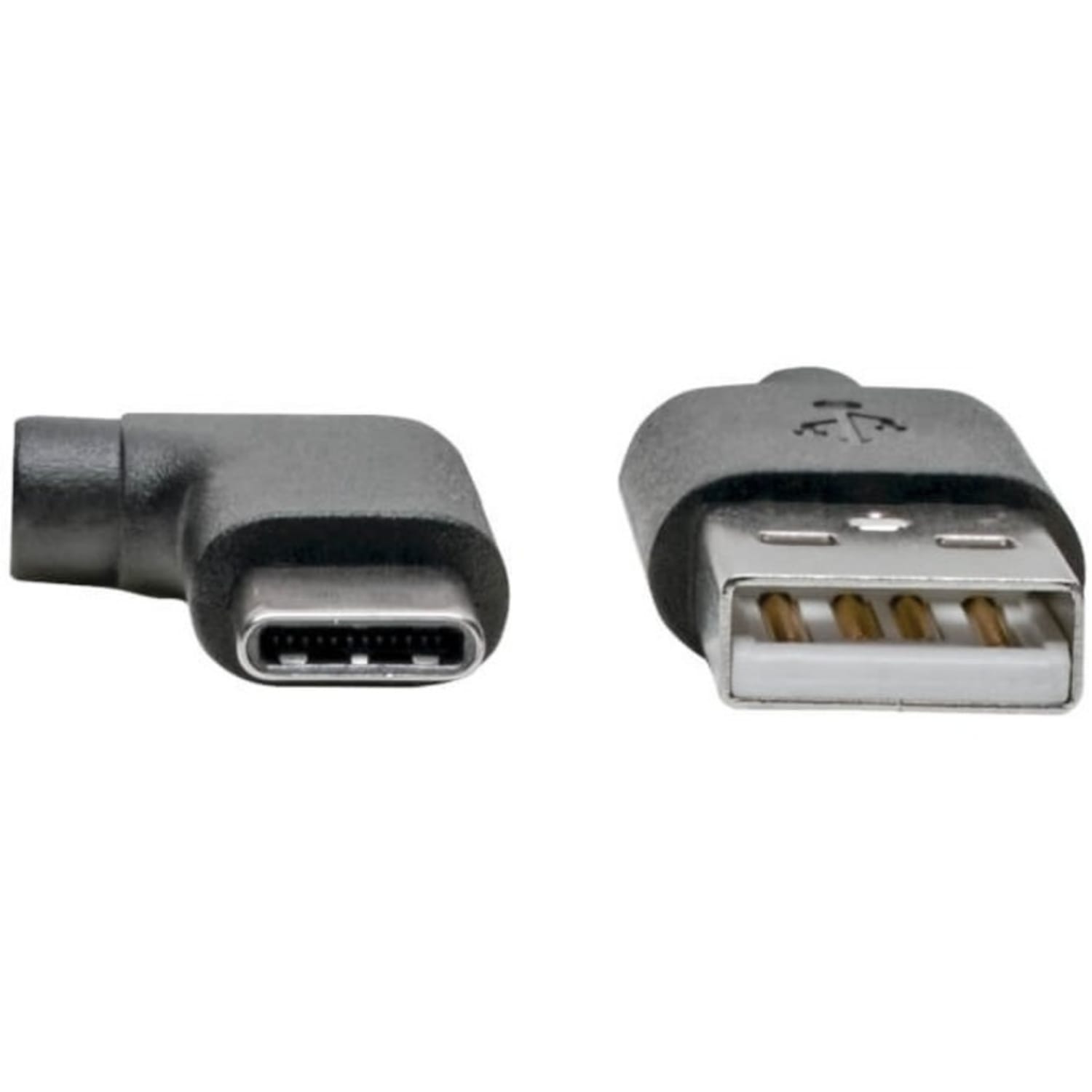 Tripp Lite USB 2.0 Hi-Speed Cable A to USB Type C USB C M/M Right-Angle 6ft 6ft - 60 MB/s - 6 ft - 1x Type A Male USB - U038006CRA - Image 4