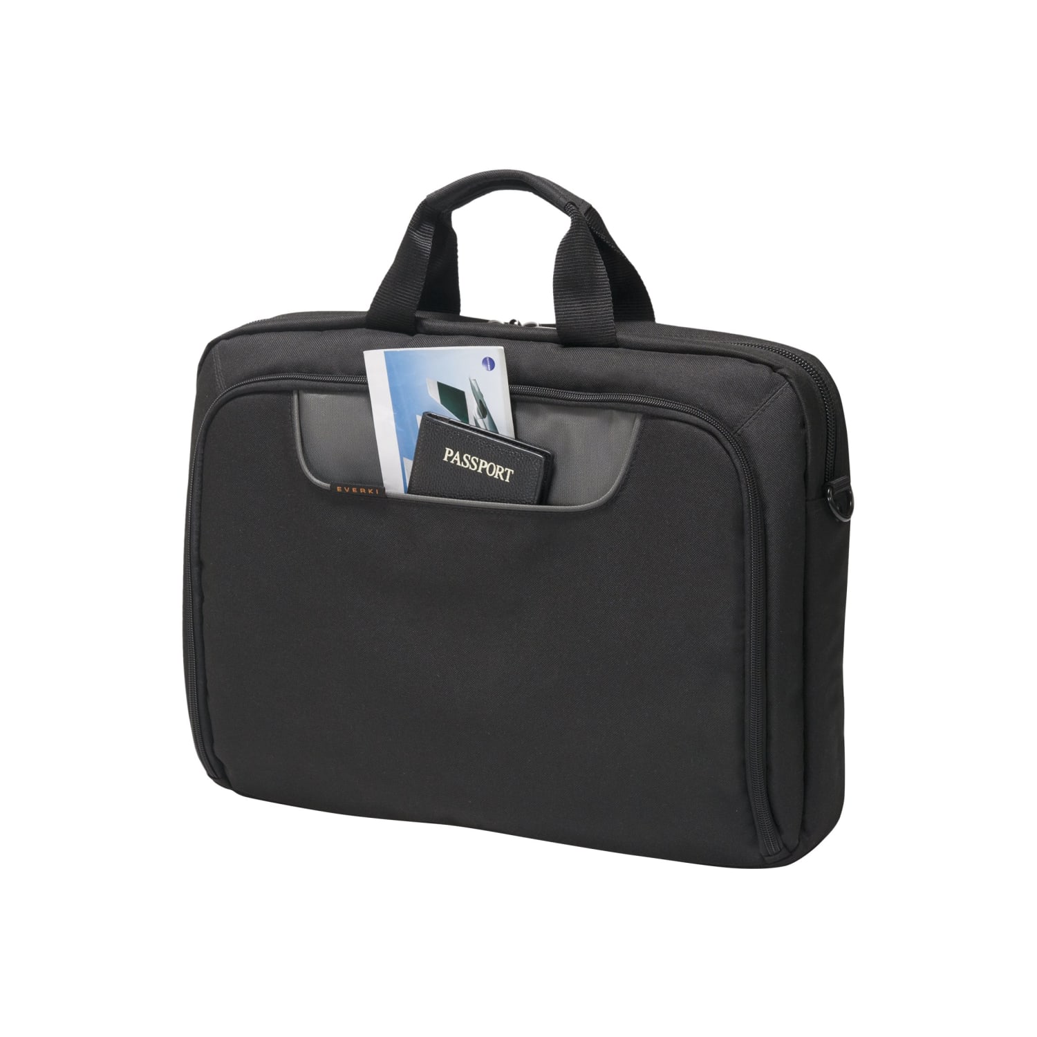 Everki Advance Laptop Briefcase, 19.29in x 3.15in x 14.17in, Black - Image 3