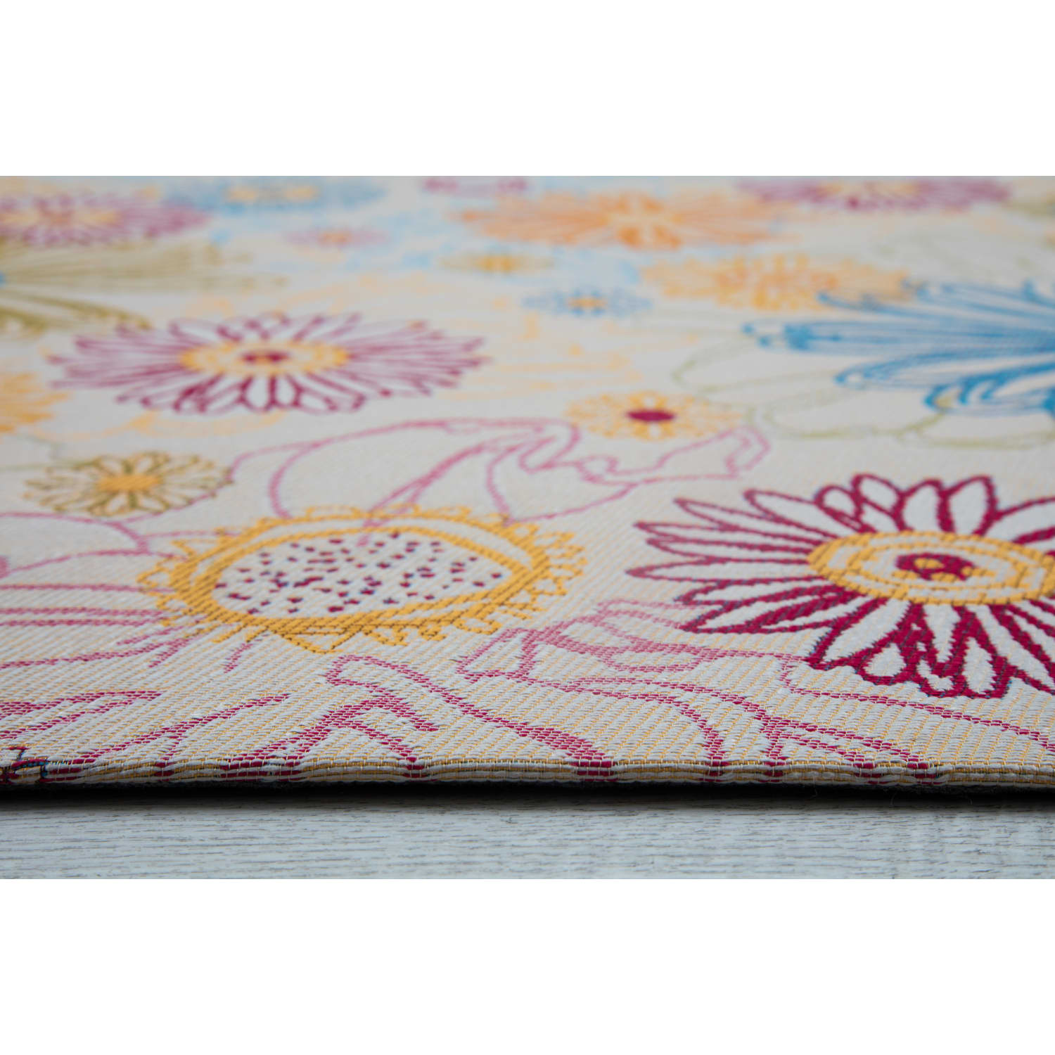 Anji Mountain Keukenhof Rug'd Chair Mat, 1/4inH x 36inW x 48inD, Multicolor - Image 4