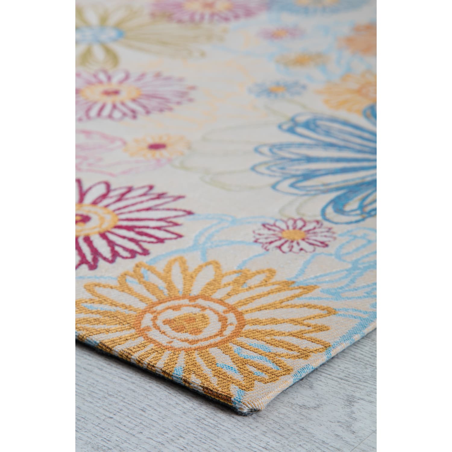 Anji Mountain Keukenhof Rug'd Chair Mat, 1/4inH x 36inW x 48inD, Multicolor - Image 5