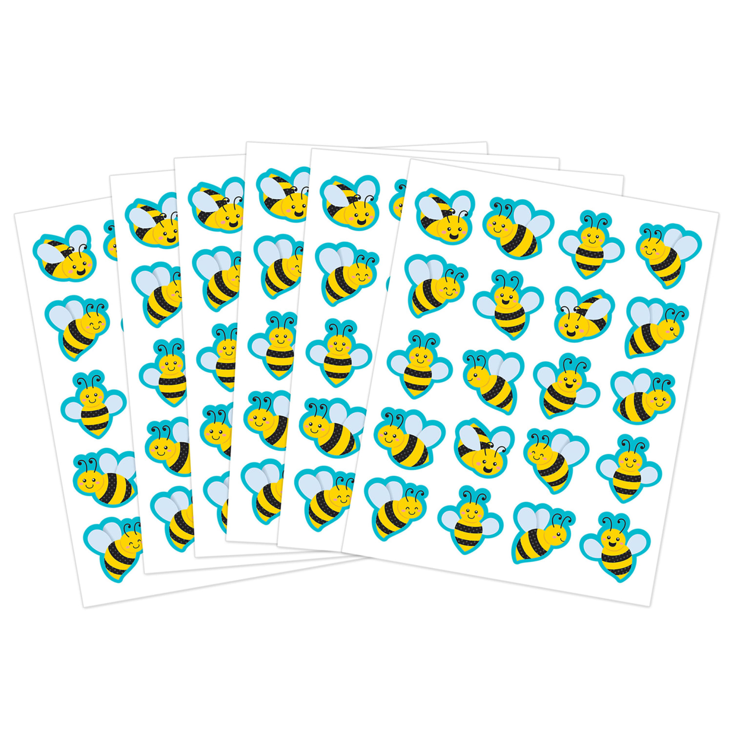Teacher Created Resources Stickers, Buzzing Bees, 120 Per Pack, Set Of 12 Packs - Image 5