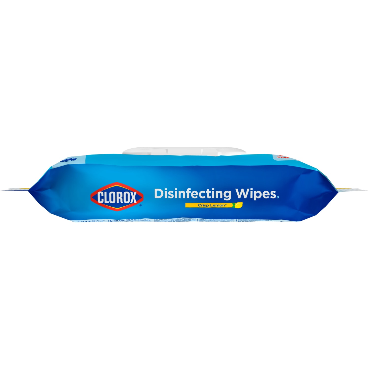 Clorox Disinfecting Wipes, Crisp Lemon Scent, 3.3 Oz, White, Pack Of 75 Wipes - Image 4