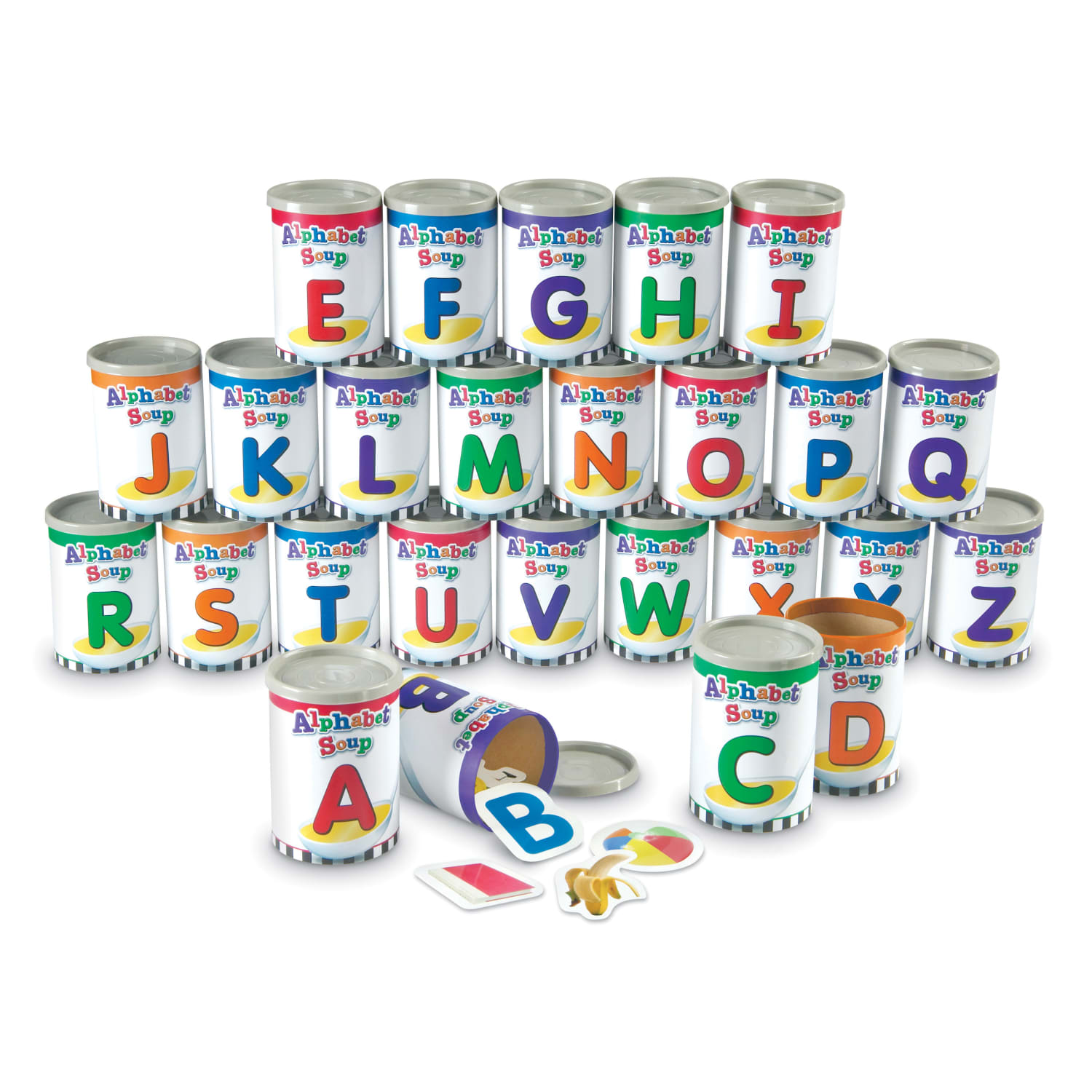 Learning Resources Alphabet Soup Sorters, 3in x 4 1/4in, Multicolor, Pre-K - Grade 2 - Image 4