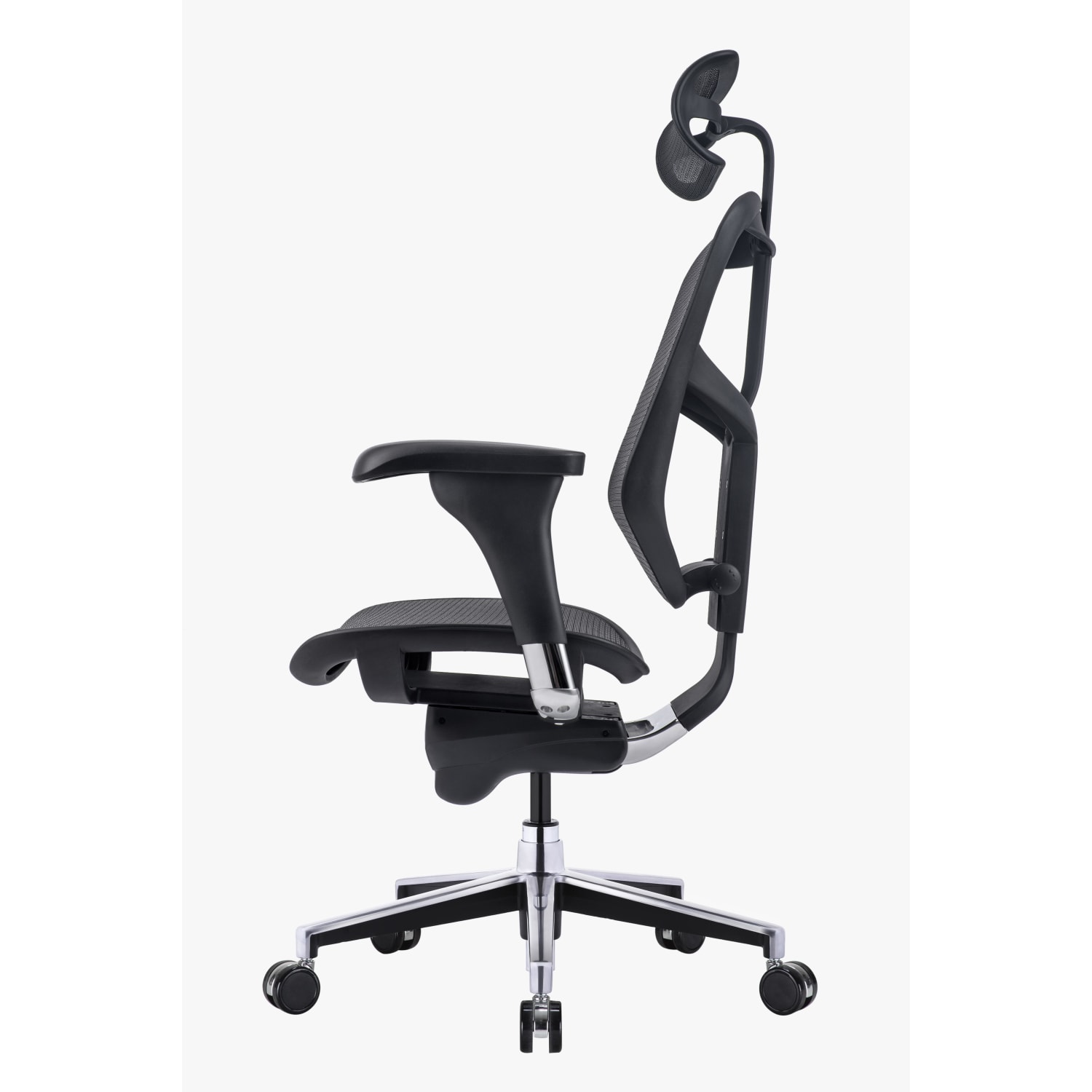 WorkPro Quantum 9000V2 Series Ergonomic MeshMesh High Back Chair With Headrest BlackBlack BIFMA Compliant PopularChairscom