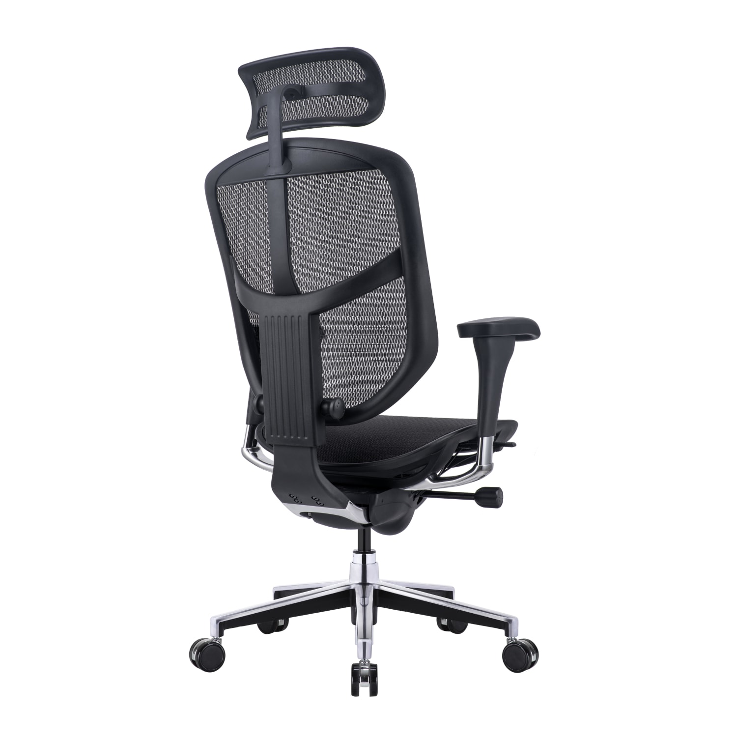 WorkPro Quantum 9000V2 Series Ergonomic MeshMesh High Back Chair With Headrest BlackBlack BIFMA Compliant PopularChairscom