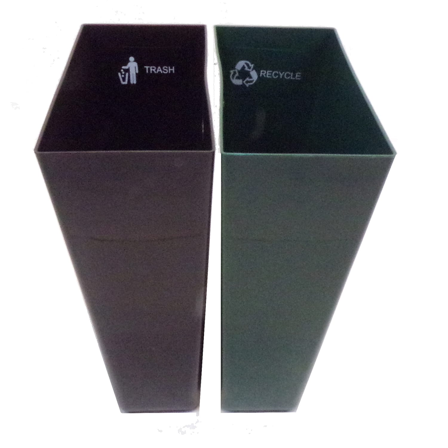 Hospitality Source Replacement Standard Liner Sets, 16-Quart, Brown/Green, Case Of 6 Sets