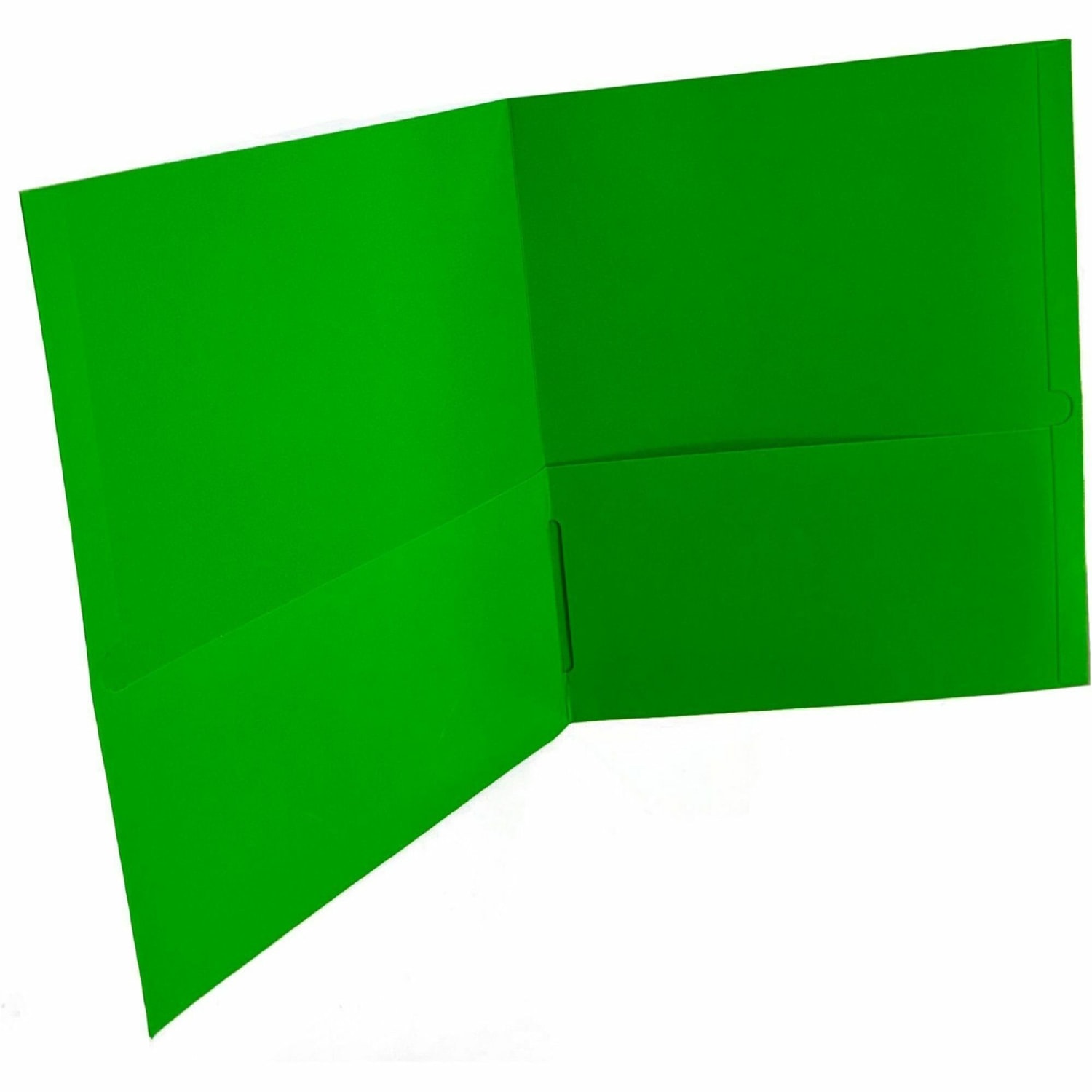 Sparco Letter Pocket Folder - 8 1/2in x 11in - 2 Internal Pocket(s) - Apple Green - 25 / Box - Image 3