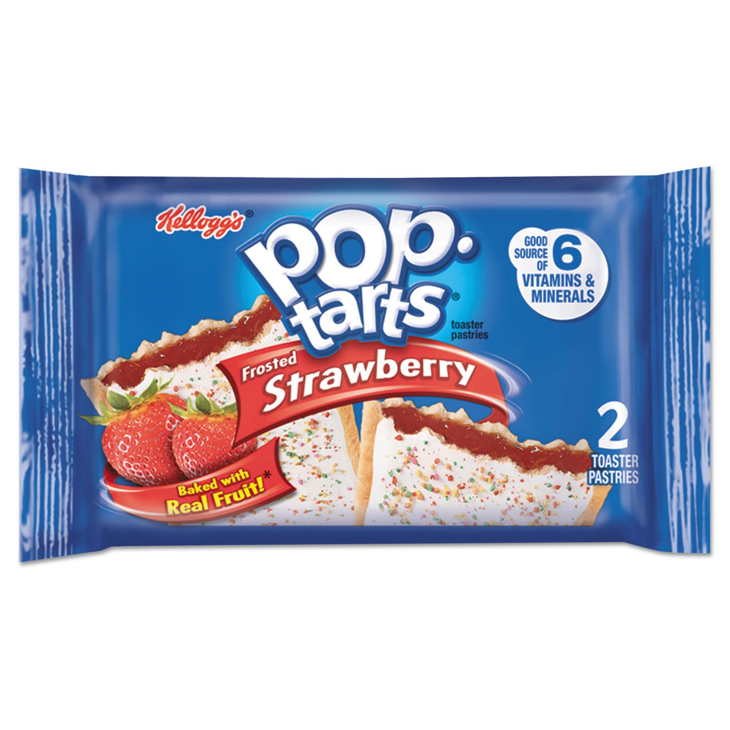 Pop-Tarts Toaster Pastries, Frosted Strawberry, 3.67 Oz, Box Of 72 Pastries - Image 4