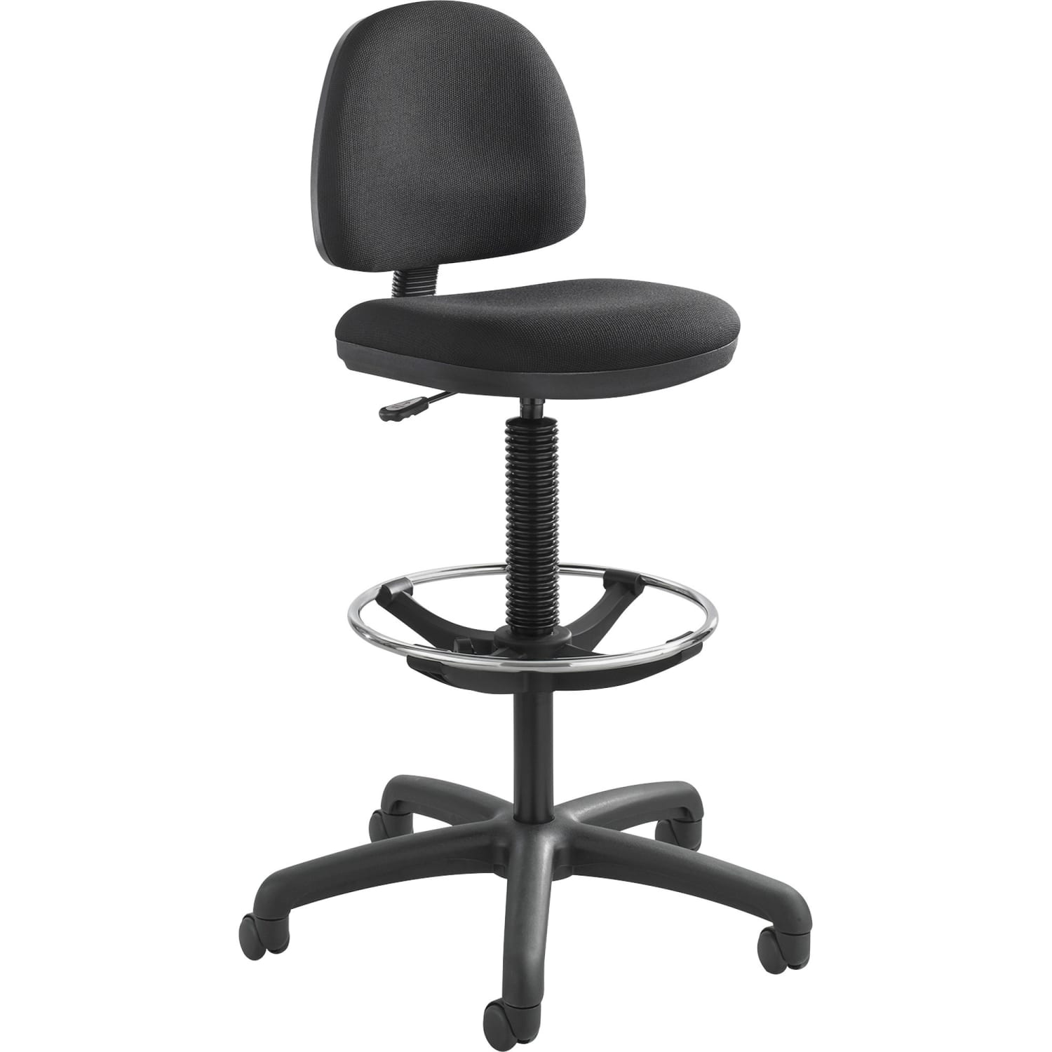 Safco Precision Extended Height Fabric Chair Black PopularChairscom