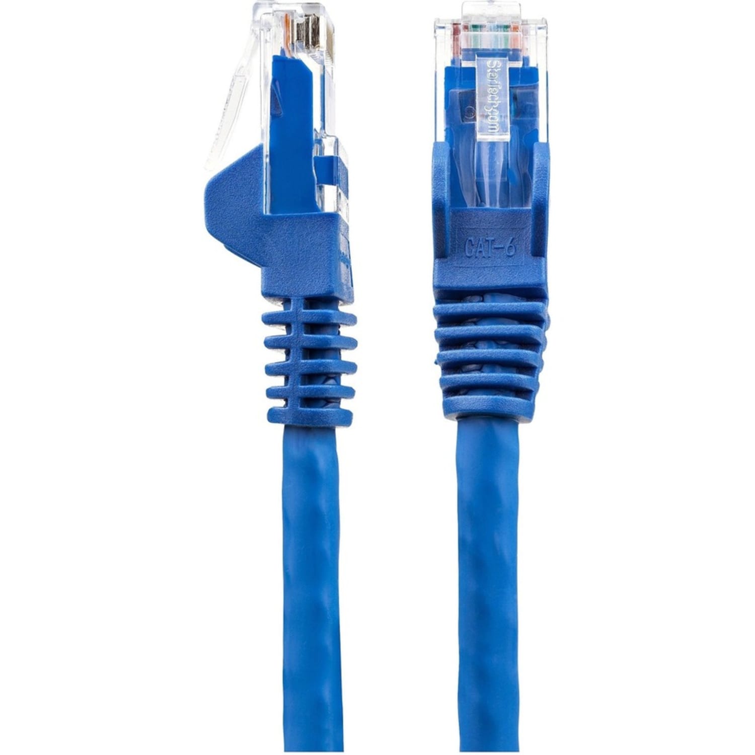 StarTech.com 15ft (4.6m) CAT6 Ethernet Cable, LSZH (Low Smoke Zero Halogen) 10 GbE Snagless 100W PoE UTP RJ45 Blue Network Patch Cord, ETL - Image 4