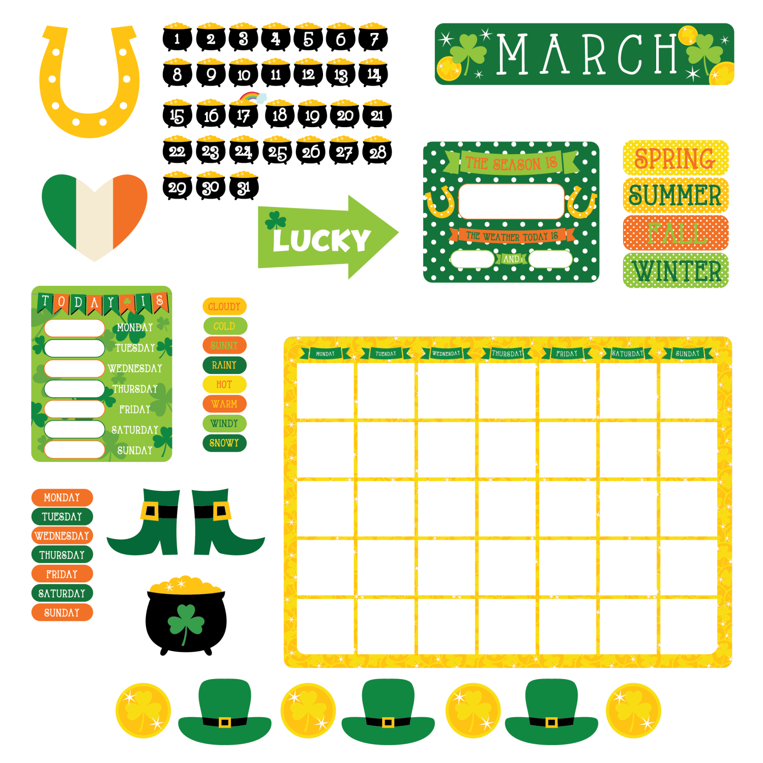 Office Depot Brand 344-Piece Bulletin Board Kit, Seasonal Holidays - Image 5