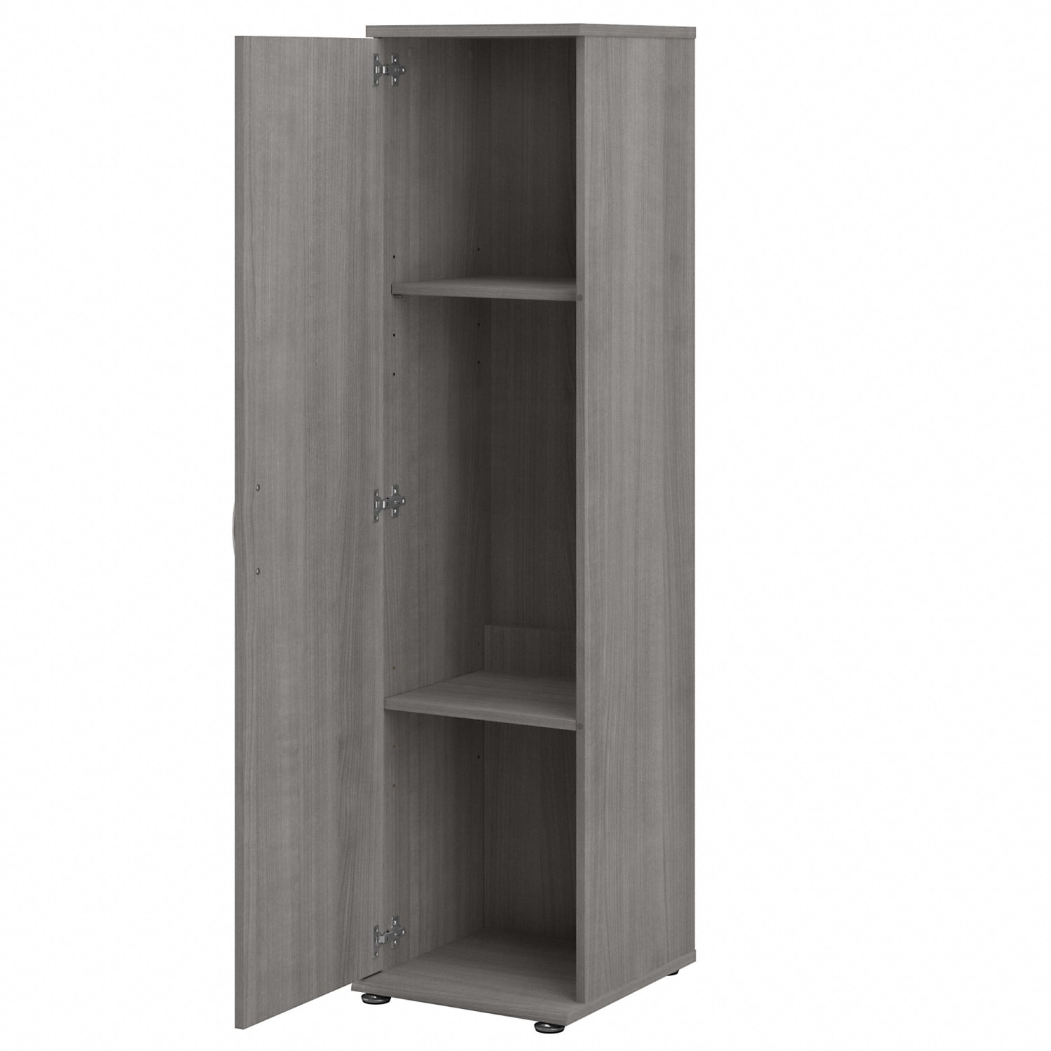 Bush Business Furniture Universal 44inW 3-Piece Modular Storage Set With Floor And Wall Cabinets, Platinum Gray, Standard Delivery - Image 6
