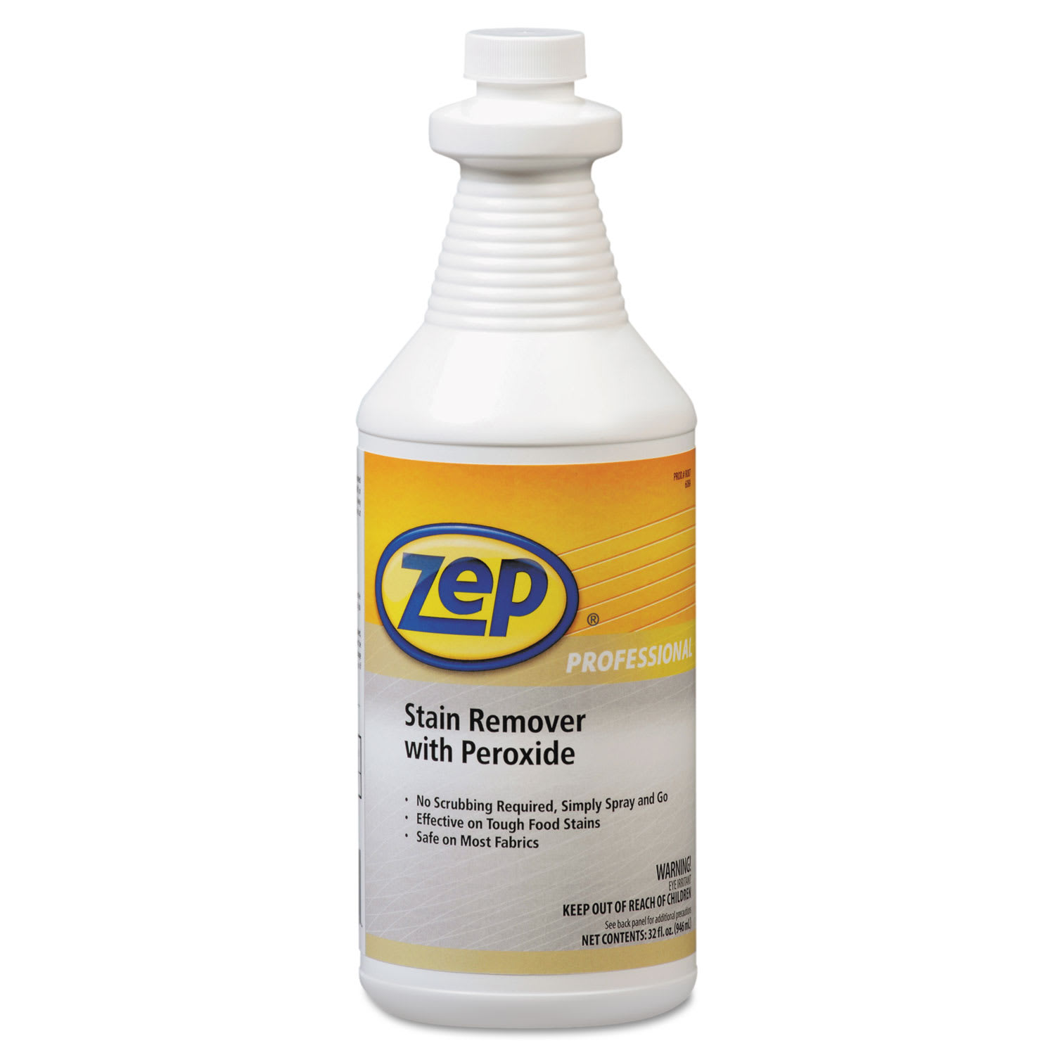 Zep Professional Stain Remover with Peroxide, Quart Bottle, 6/Carton - Image 3
