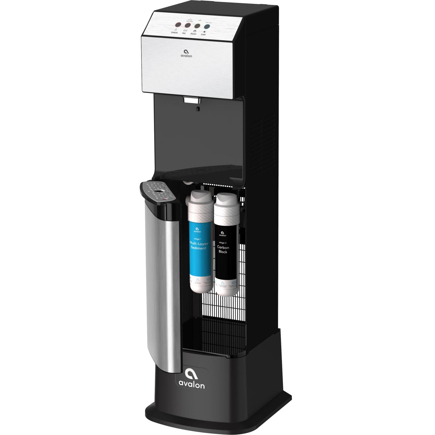 Avalon Water Cooler Dispenser Base, 10in x 15-1/4in x 10in, Black - Image 5