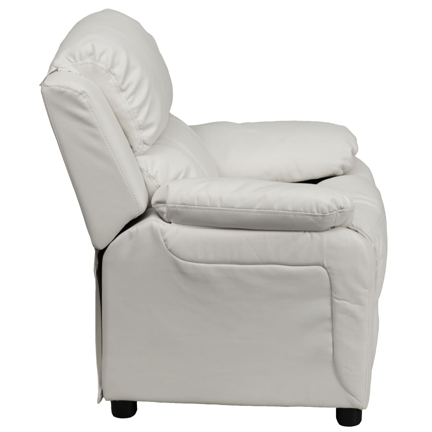 Flash Furniture Deluxe Padded Contemporary Vinyl Kids Recliner Accent Chair With Storage Arms White PopularChairscom Flash Furniture Deluxe Padded Contemporary Vinyl Kids Recliner Accent Chair With Storage Arms White PopularChairscom
