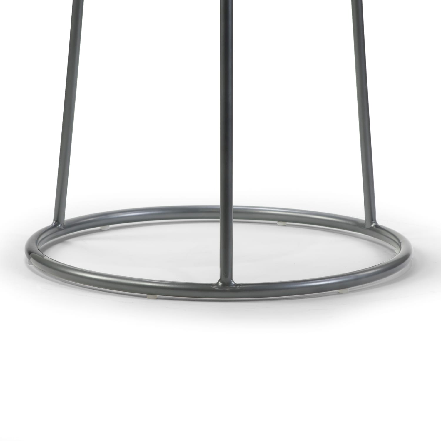 Glamour Home Amie Bar Stools, Gunmetal Gray/Brown, Set Of 2 Stools - Image 5