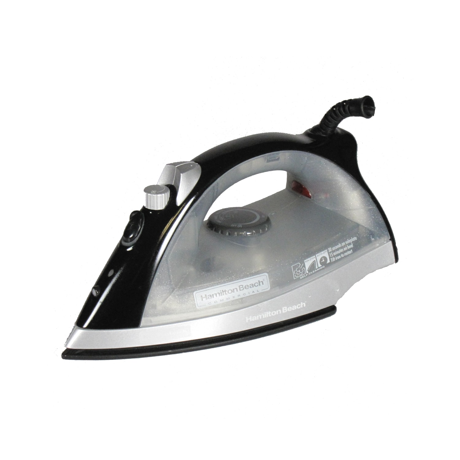 Hamilton Beach Commercial Lightweight Steam Iron, Silver, 10-13/16in x 5-15/16in x 4-13/16in, Total Qty 1 - Image 3
