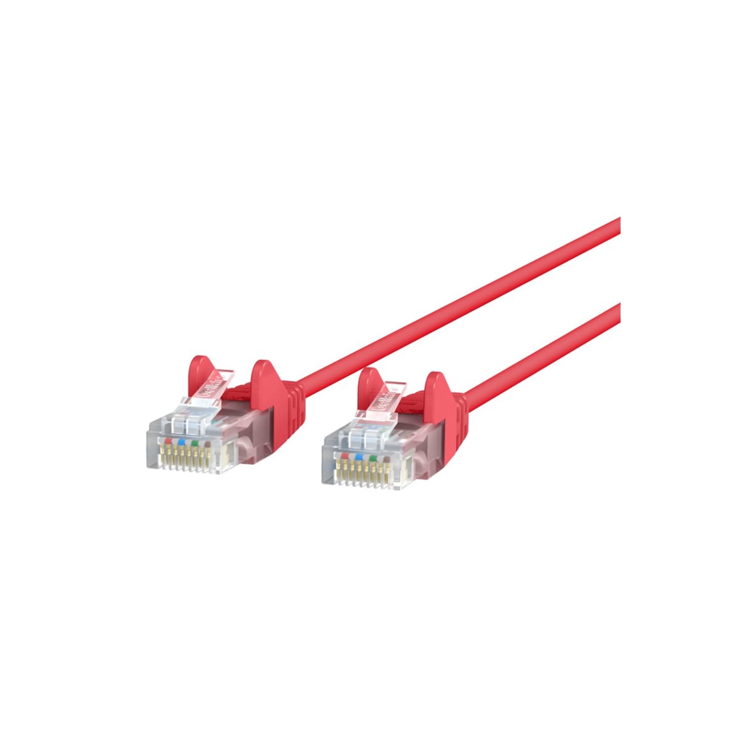 Belkin CAT6 Slim Gigabit Snagless UTP Ethernet Cable - 10 ft Category 6 Network Cable  - CE001B10REDS
