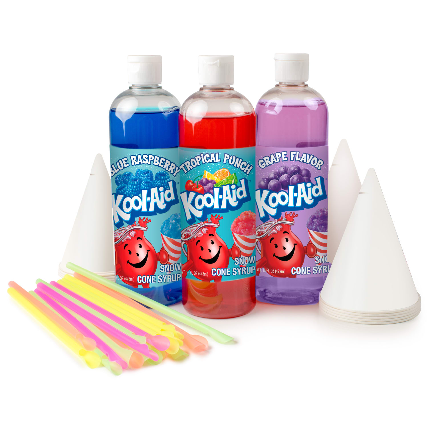 Nostalgia Kool-Aid Snow Cone Syrup Party Kit - Image 3