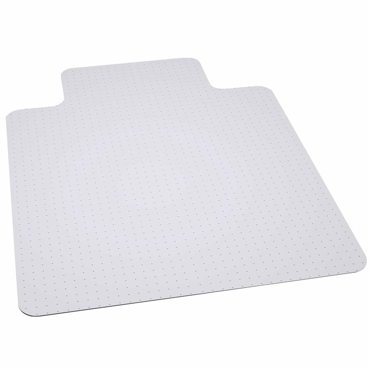 Flash Furniture Big And Tall 400-lb. Capacity Vinyl Chair Mat With Lip, 36in x 48in, Clear - Image 3