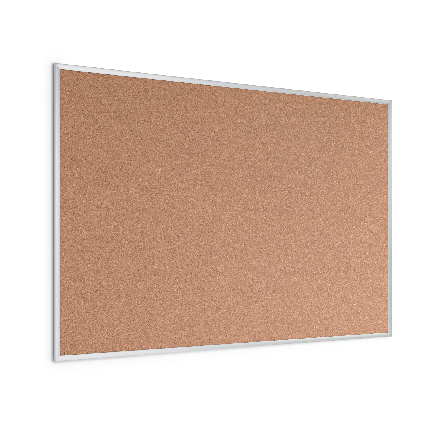 U Brands Cork Bulletin Board, 72in X 48in, Silver Aluminum Frame, Actual Size 70in X 47in (023U00-01) - Image 6