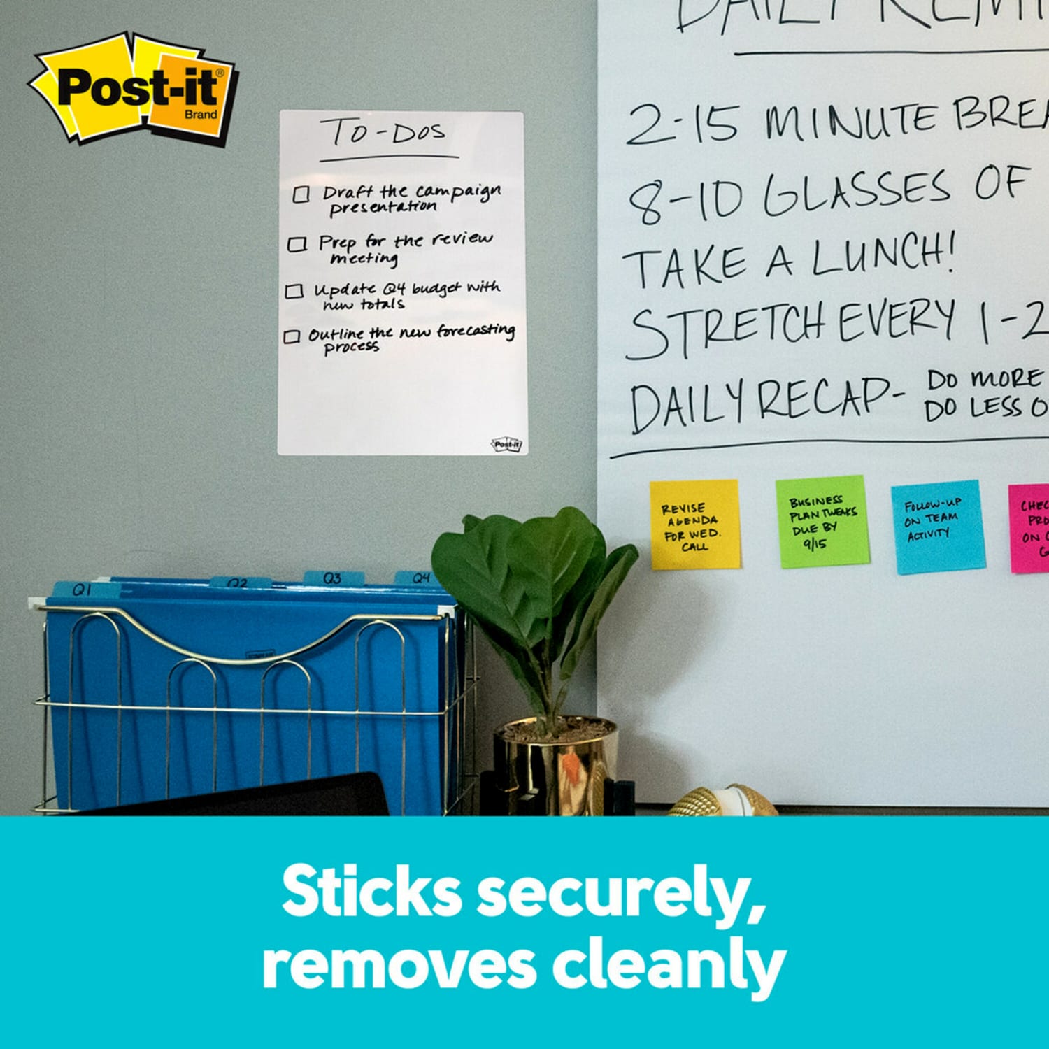 Post-it Dry Erase Sheets, 7 in x 11.3 in, 1 Pack, 3 Sheets/Pack, White, DEFSHEETS-3PK - Image 5