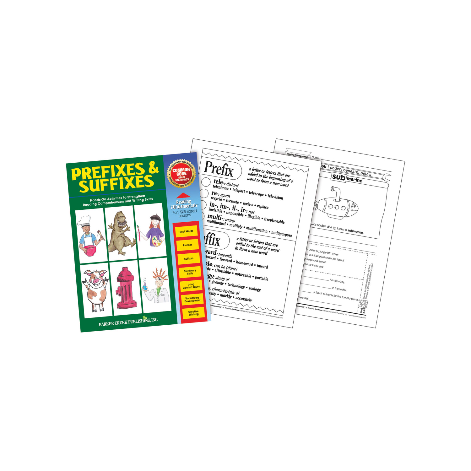 Barker Creek Grammar Activity Book, Prefixes/Suffixes, Grades 1 To College - Image 5