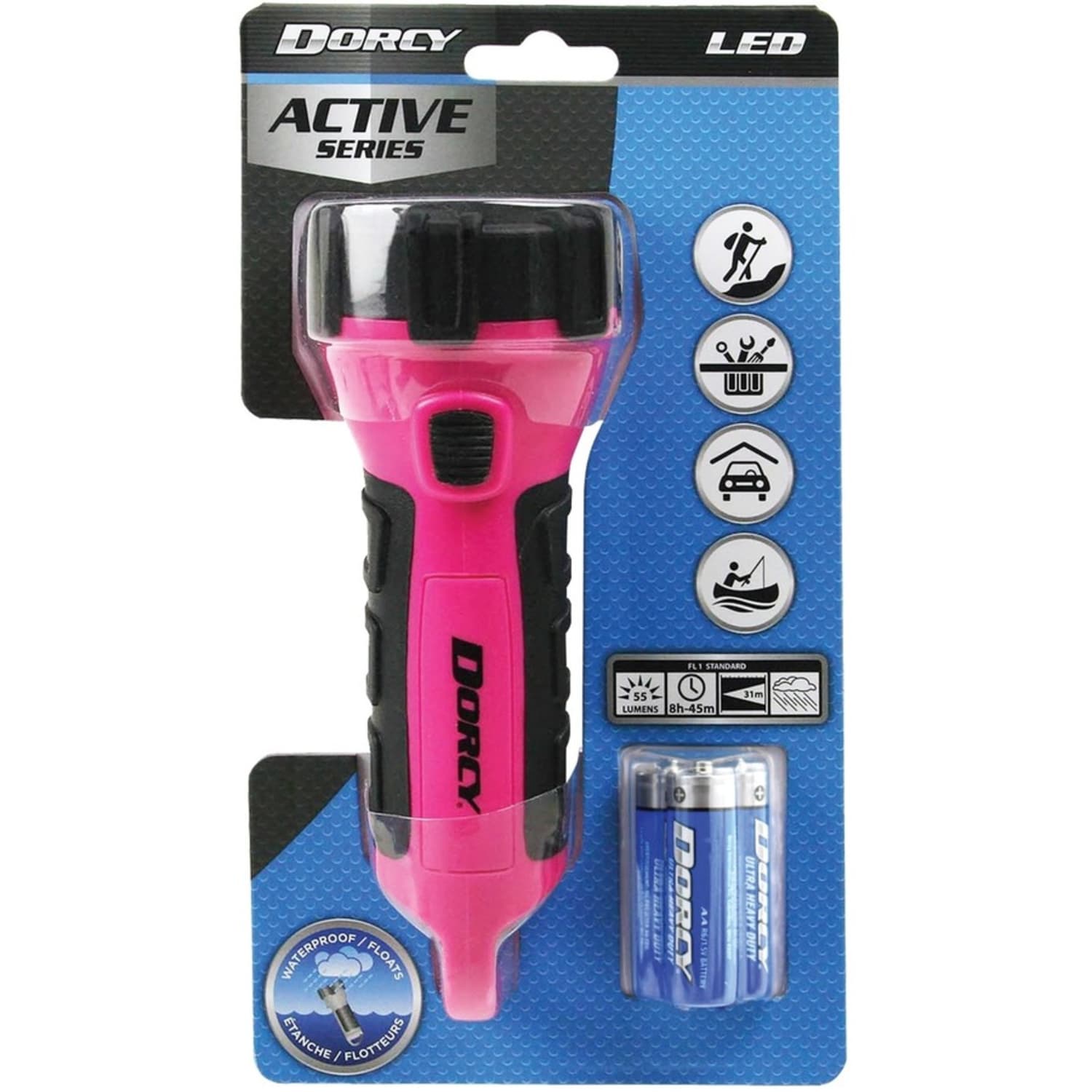 Dorcy 55 Lumen Floating Pink Flashlight, 412509 - Image 5